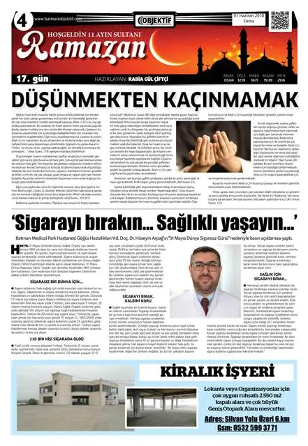 31.05.2018 tarihli sayı, 4. sayfa