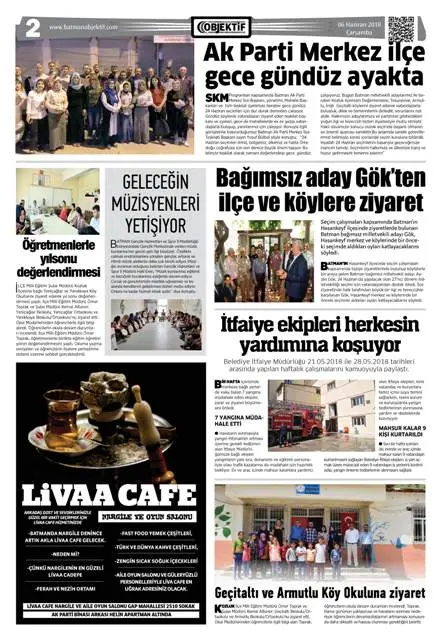 05.06.2018 tarihli sayı, 2. sayfa