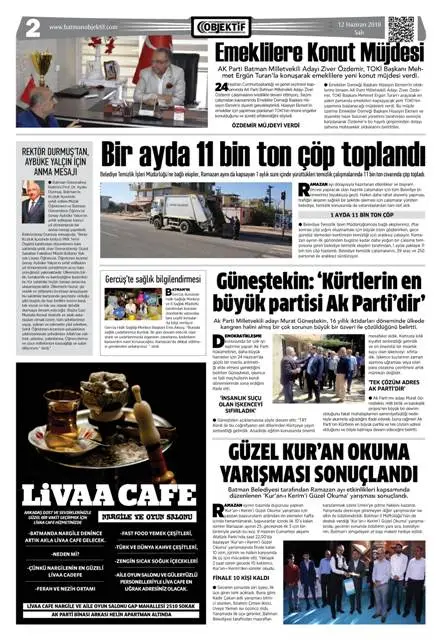 11.06.2018 tarihli sayı, 2. sayfa