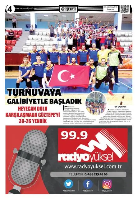 03.09.2018 tarihli sayı, 4. sayfa