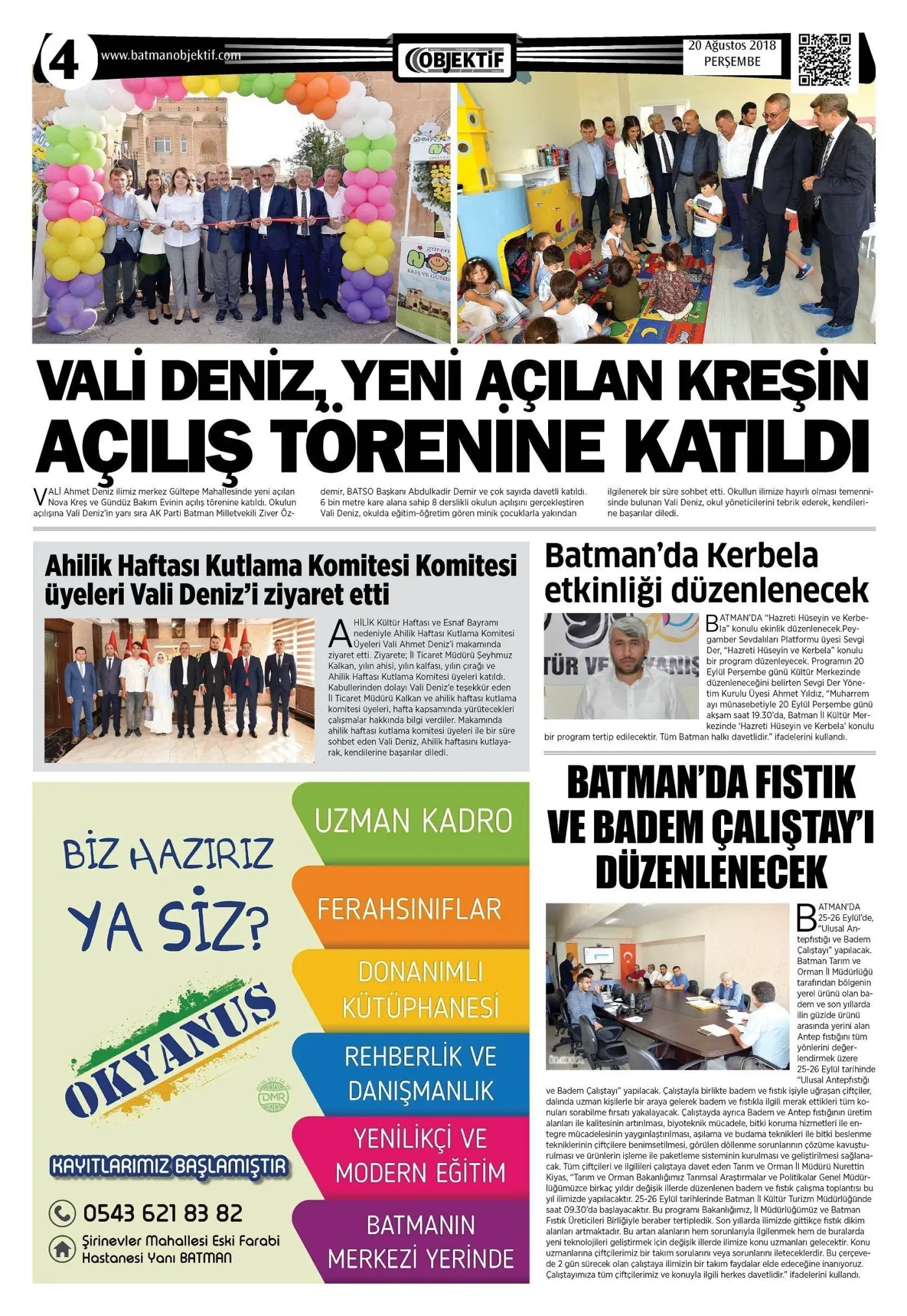 21.09.2018 tarihli sayı, 4. sayfa