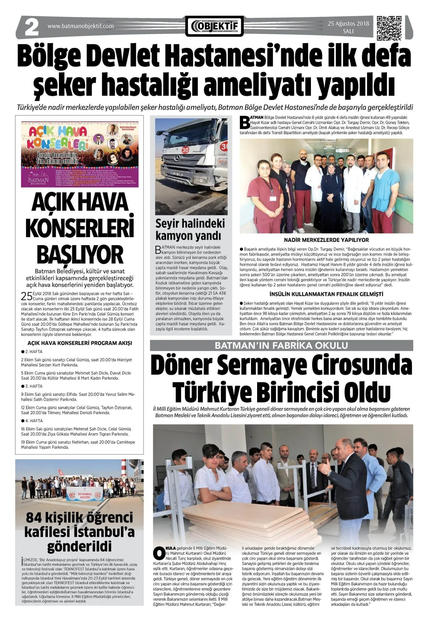 25.09.2018 tarihli sayı, 2. sayfa