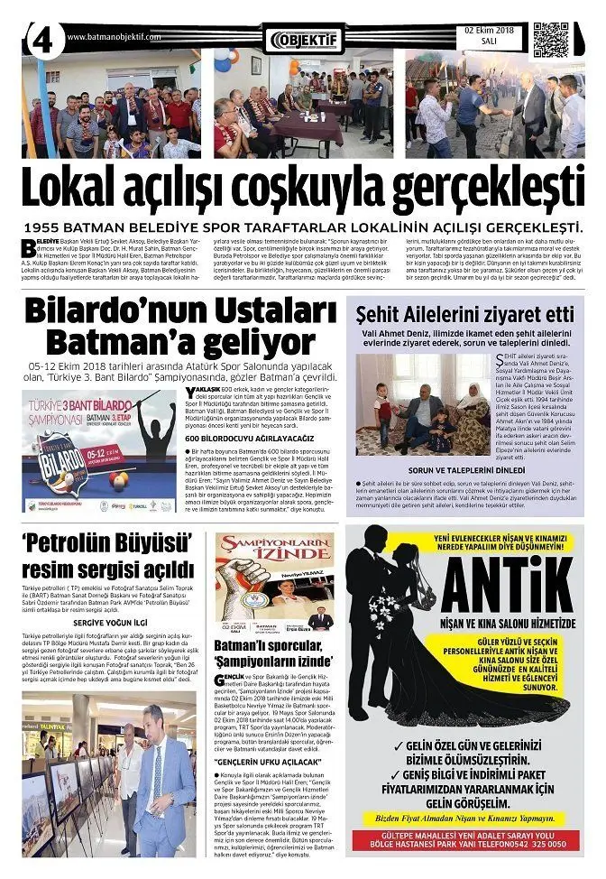 02.10.2018 tarihli sayı, 4. sayfa