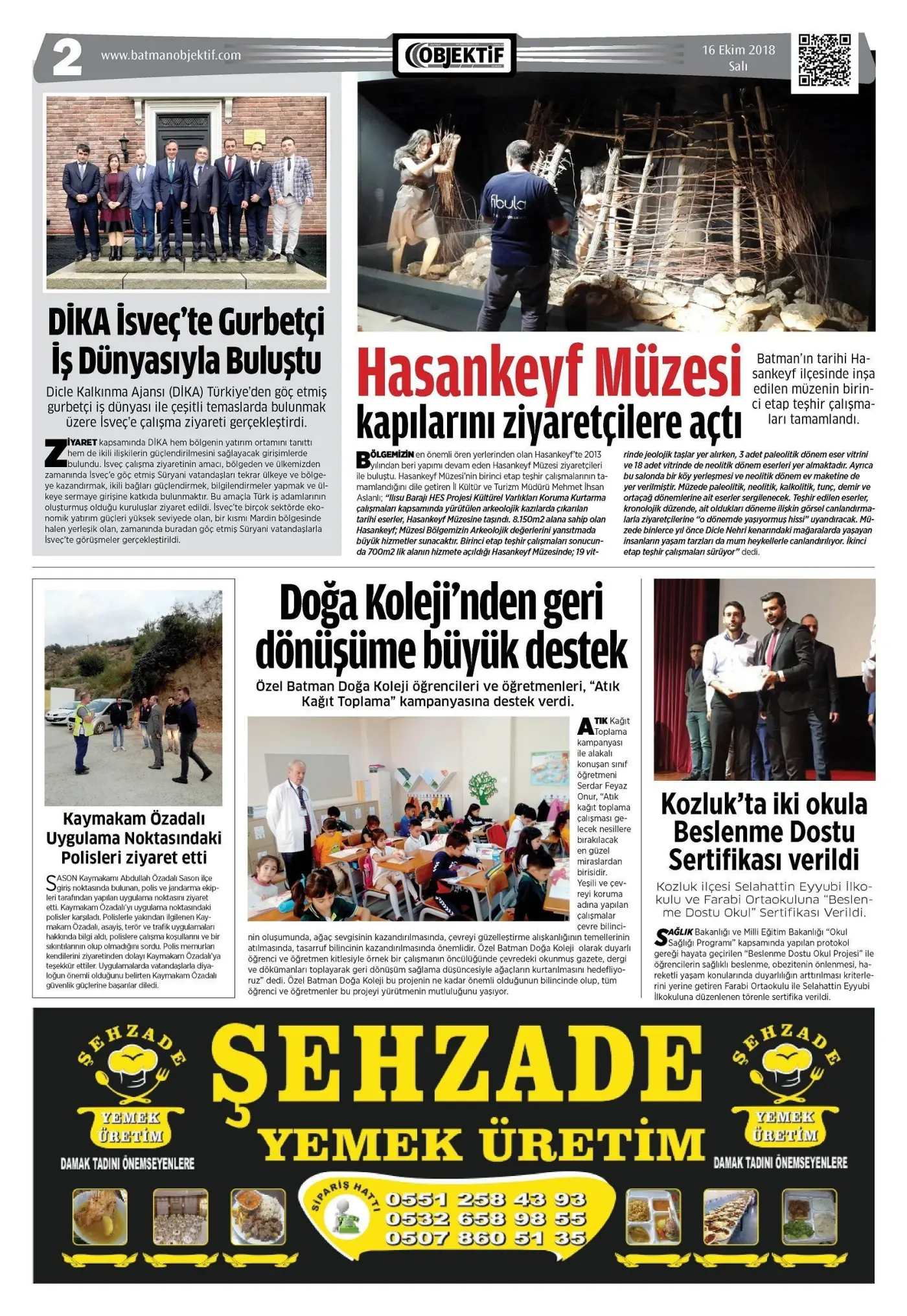 15.10.2018 tarihli sayı, 2. sayfa