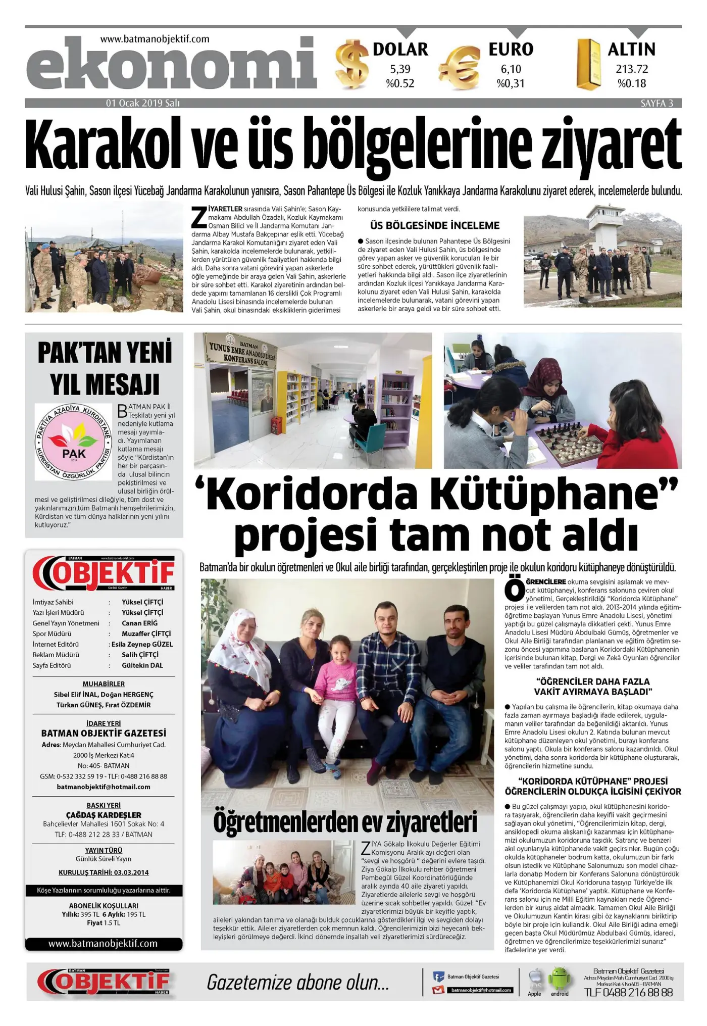 02.01.2019 tarihli sayı, 3. sayfa
