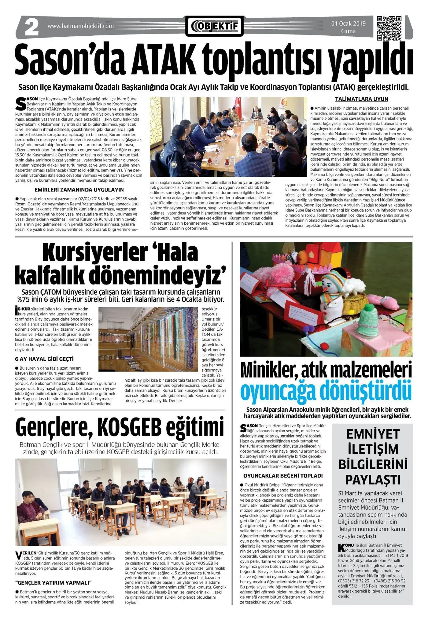 03.01.2019 tarihli sayı, 2. sayfa