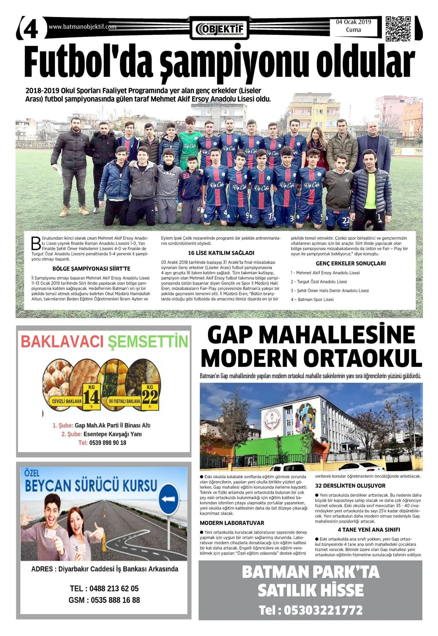 03.01.2019 tarihli sayı, 4. sayfa