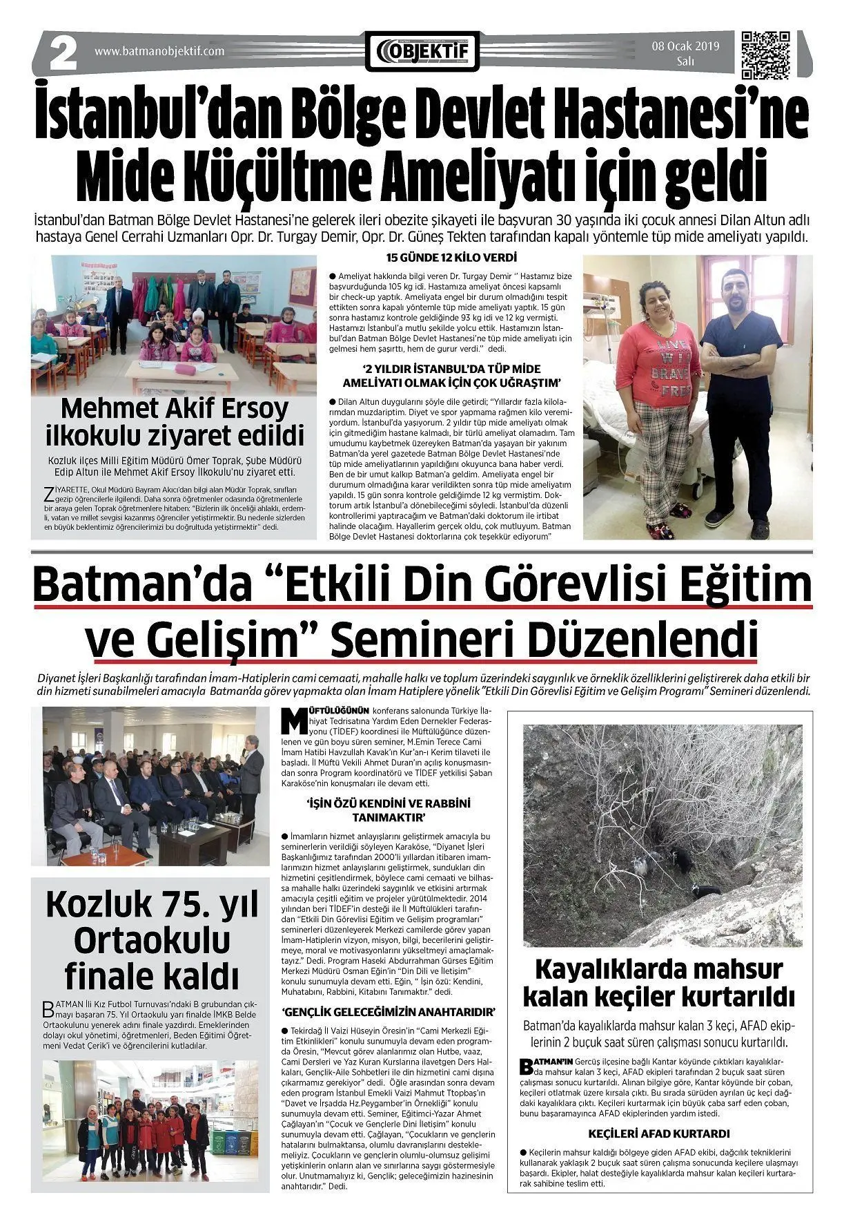 07.01.2019 tarihli sayı, 2. sayfa
