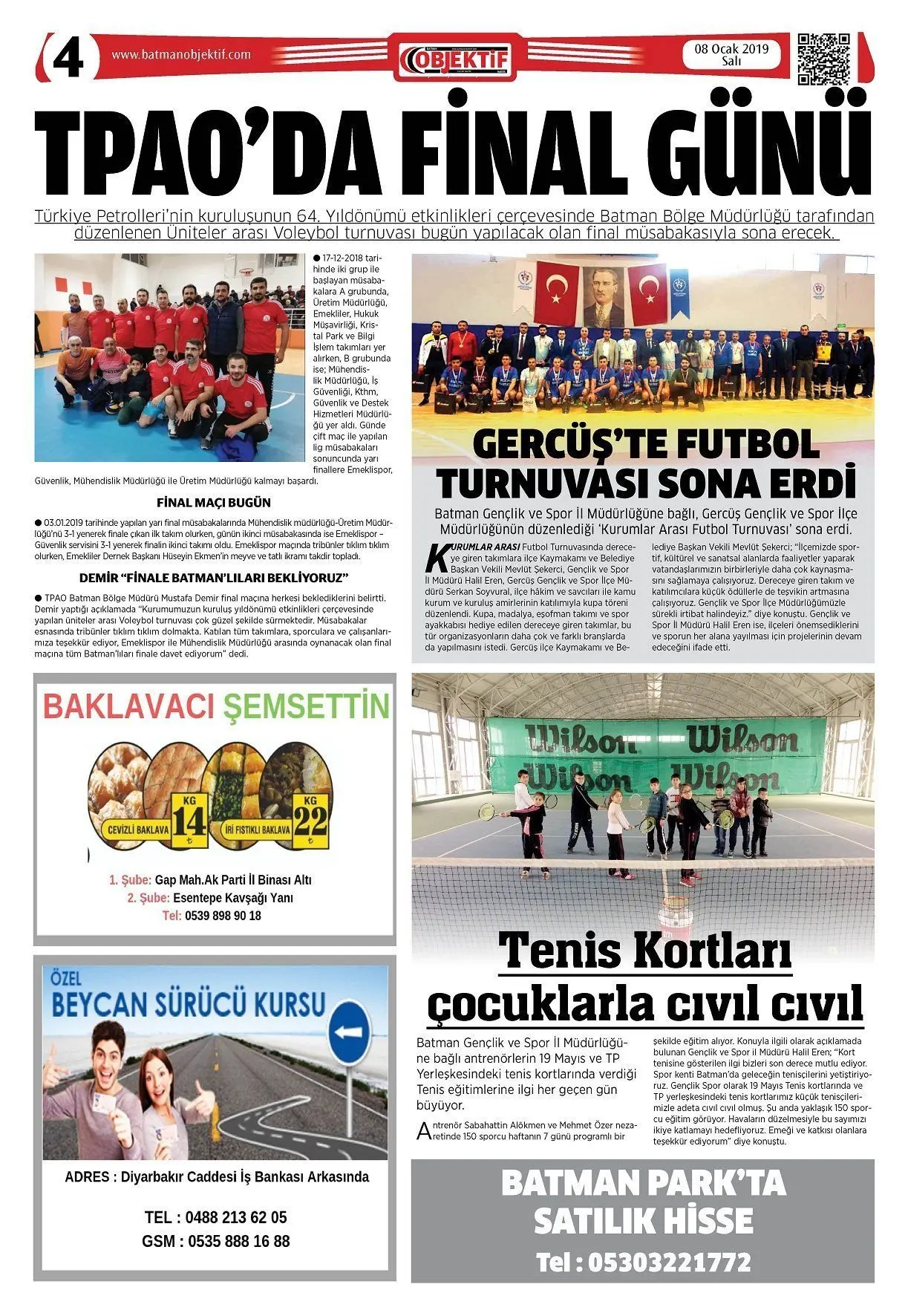 07.01.2019 tarihli sayı, 4. sayfa