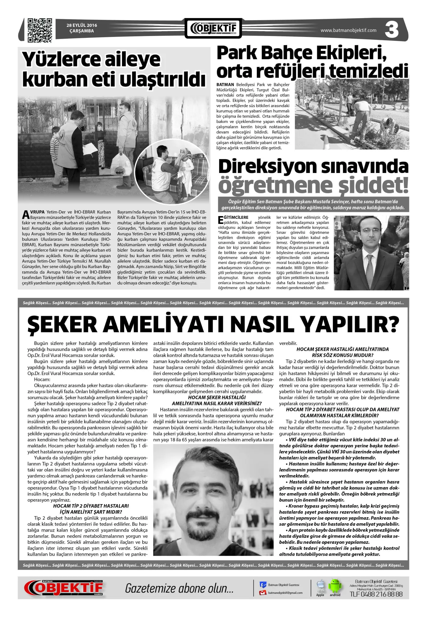 27.09.2016 tarihli sayı, 3. sayfa