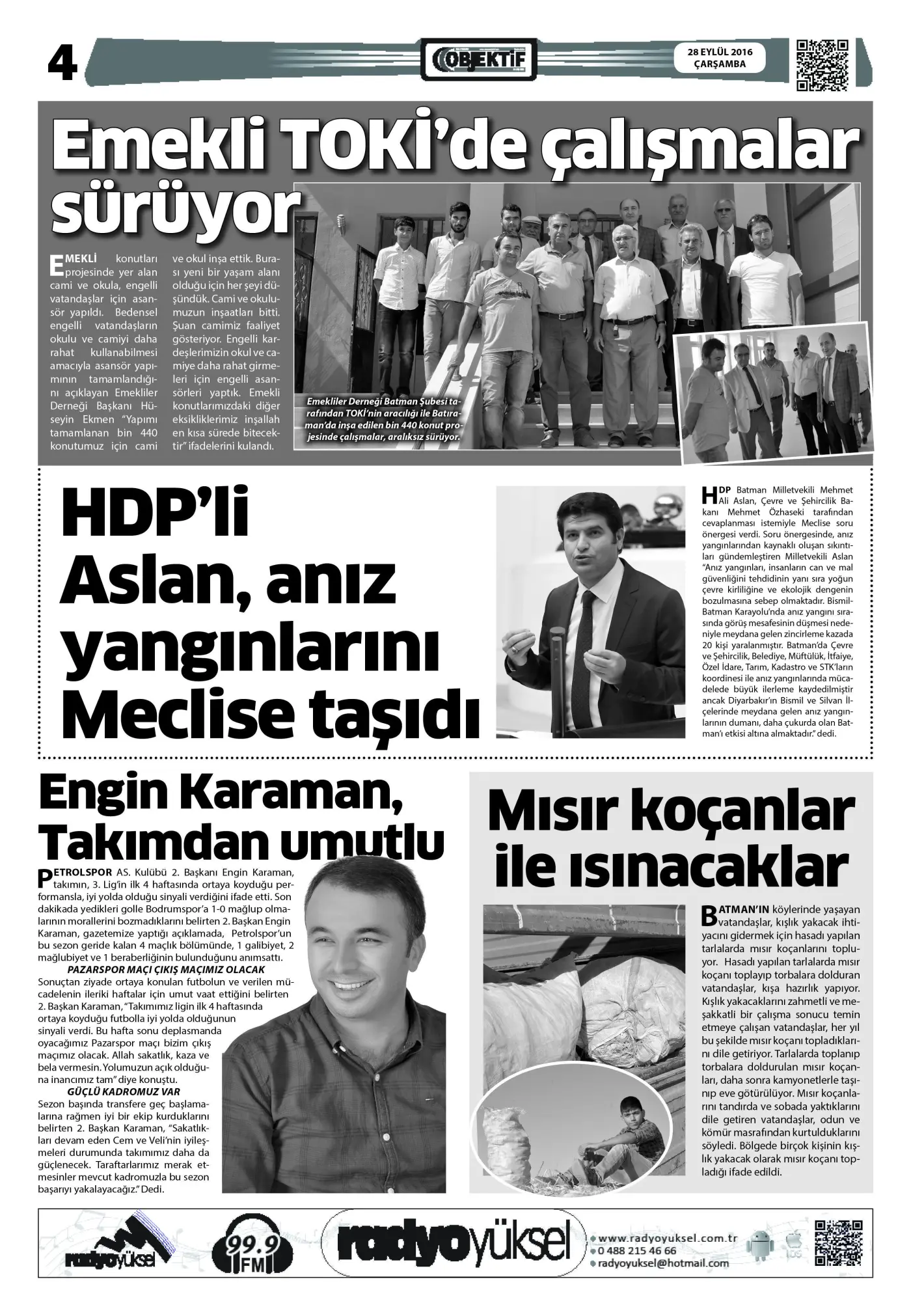 27.09.2016 tarihli sayı, 4. sayfa