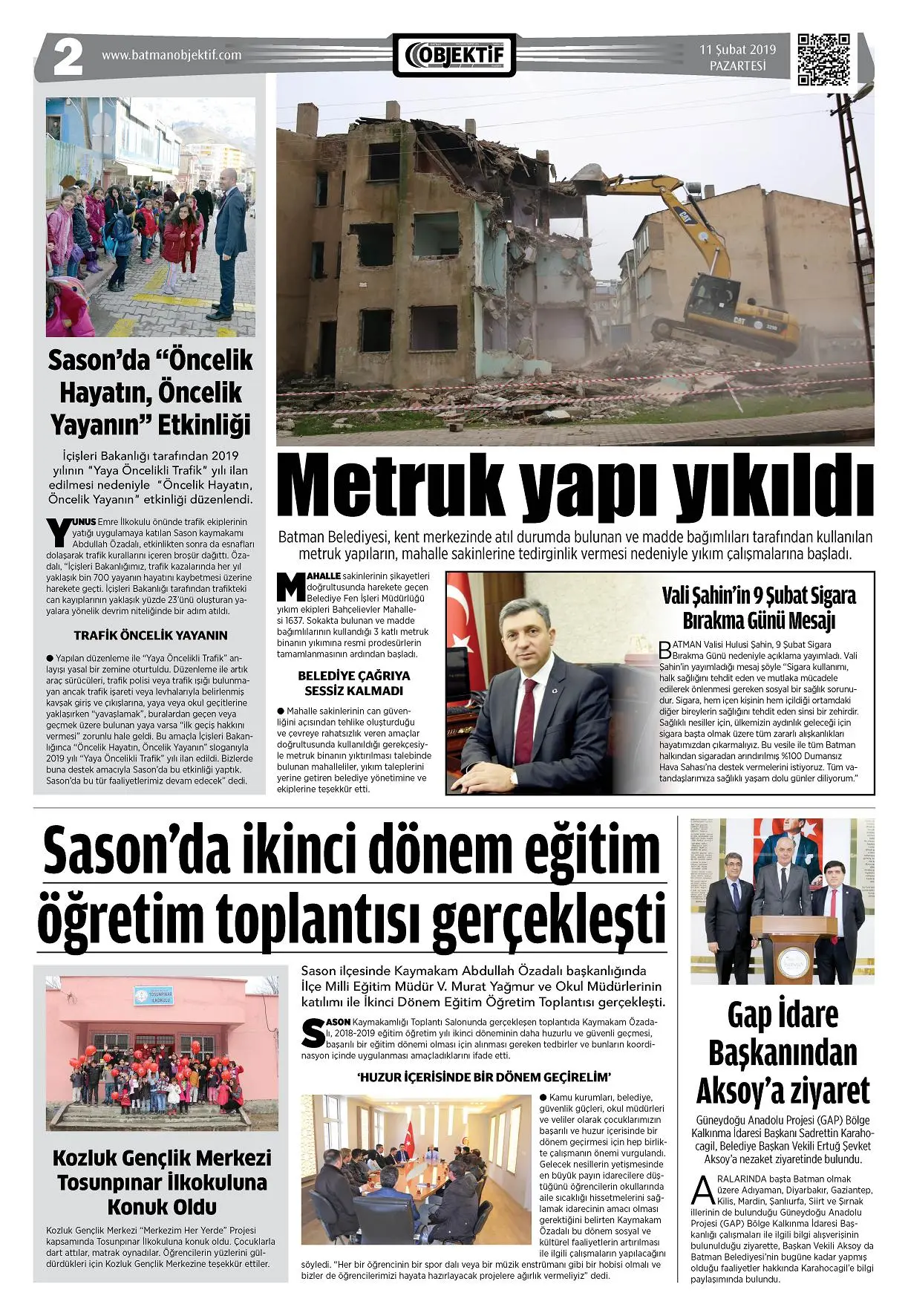 10.02.2019 tarihli sayı, 2. sayfa