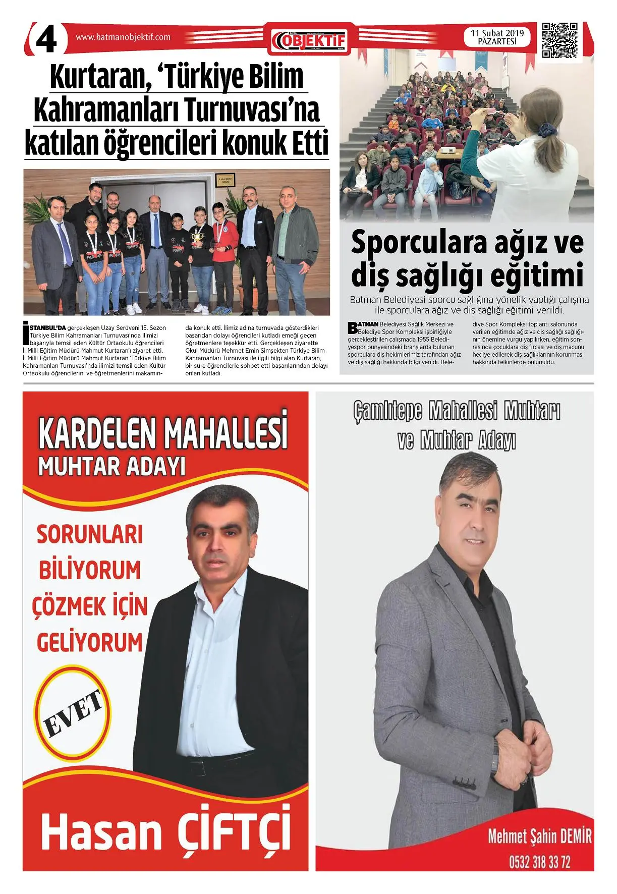 10.02.2019 tarihli sayı, 4. sayfa