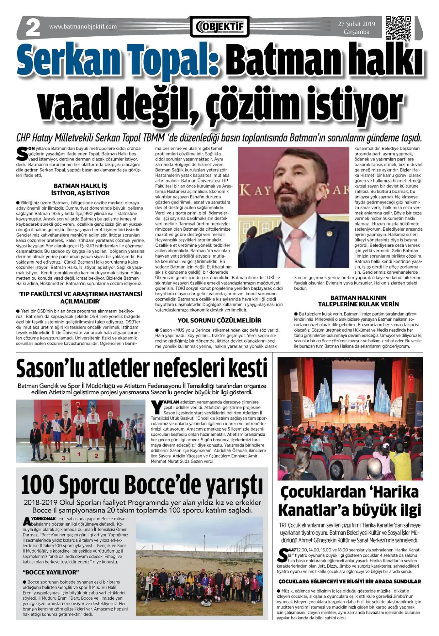 26.02.2019 tarihli sayı, 2. sayfa