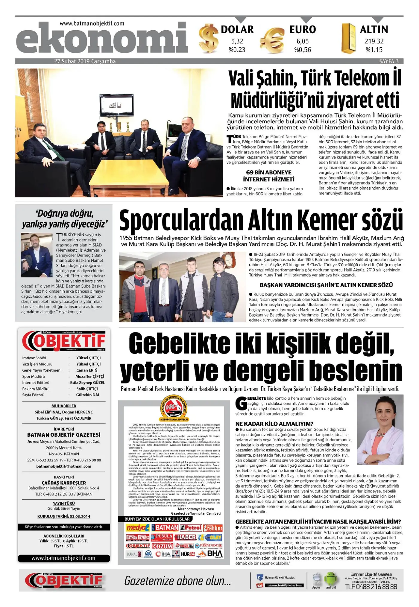 26.02.2019 tarihli sayı, 3. sayfa