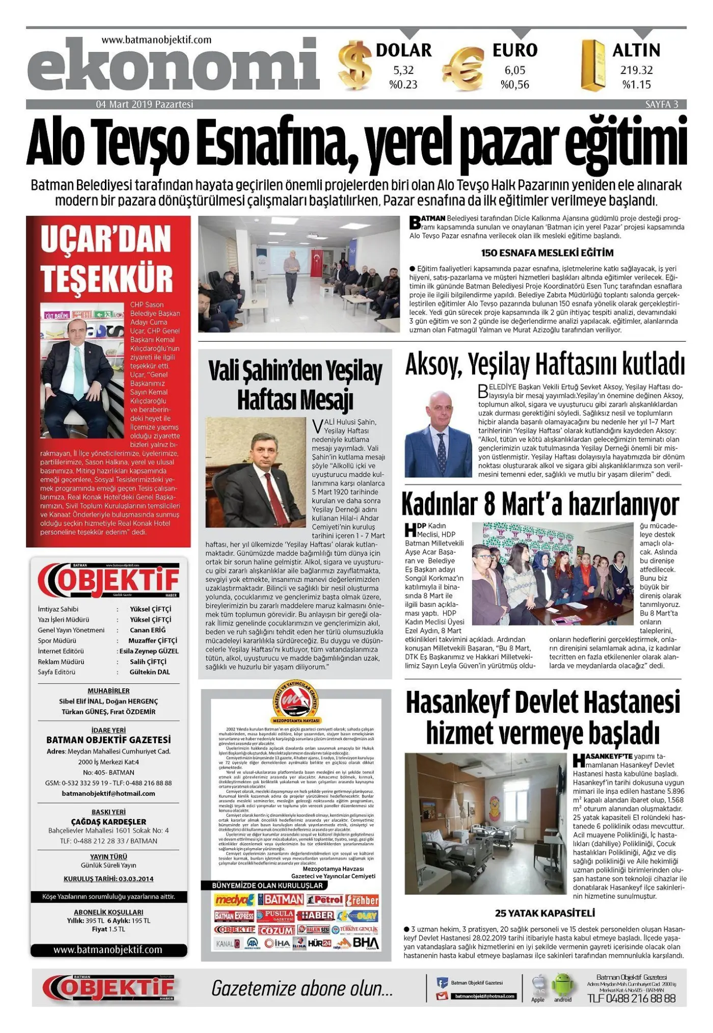 04.03.2019 tarihli sayı, 3. sayfa