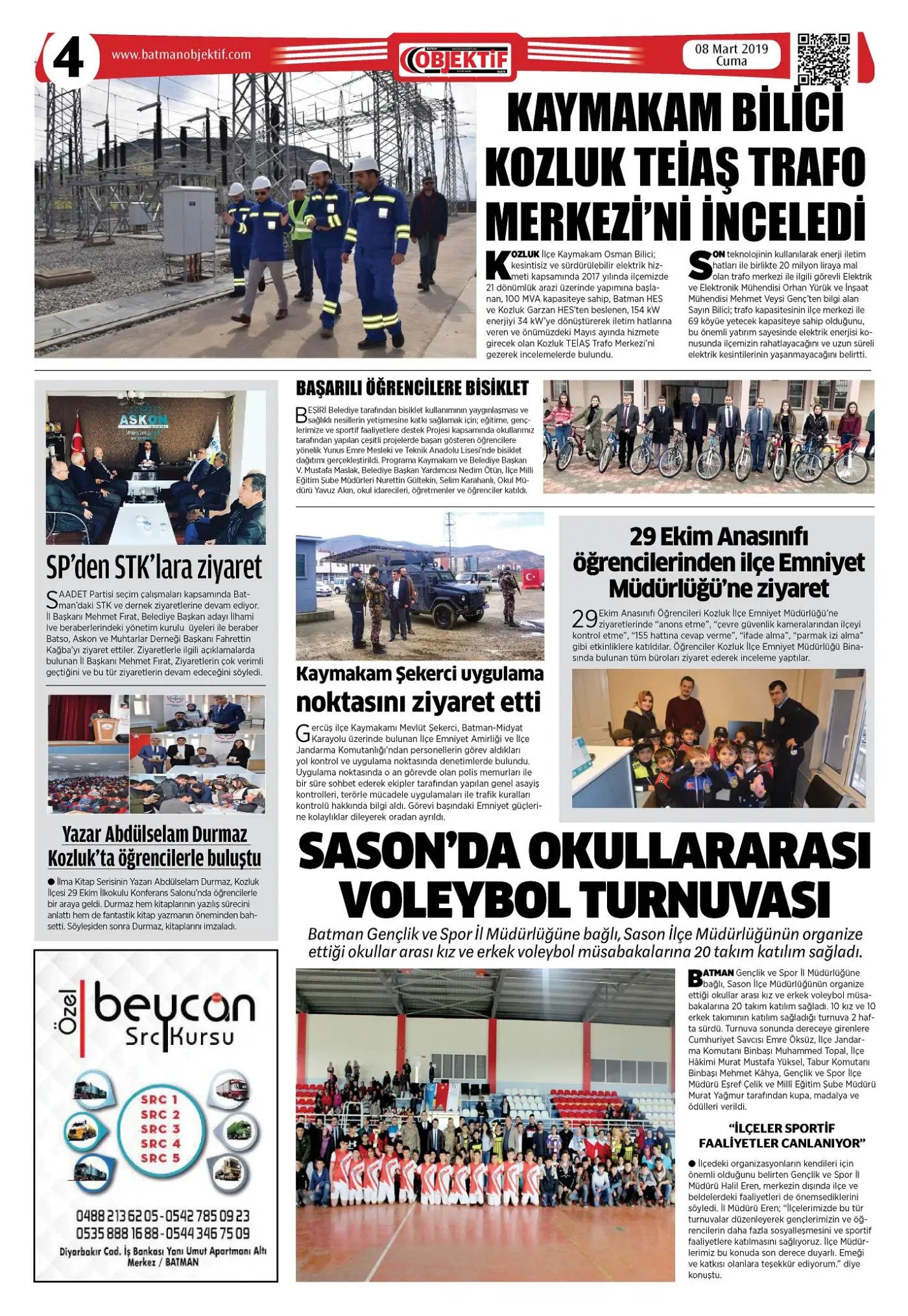 07.03.2019 tarihli sayı, 4. sayfa