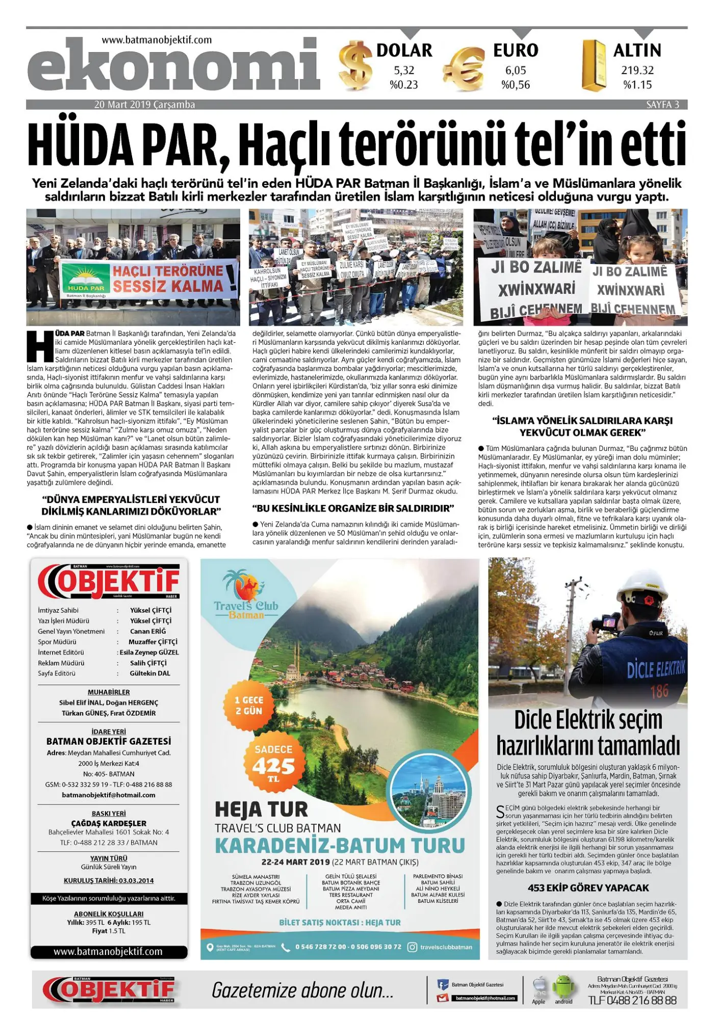 19.03.2019 tarihli sayı, 3. sayfa