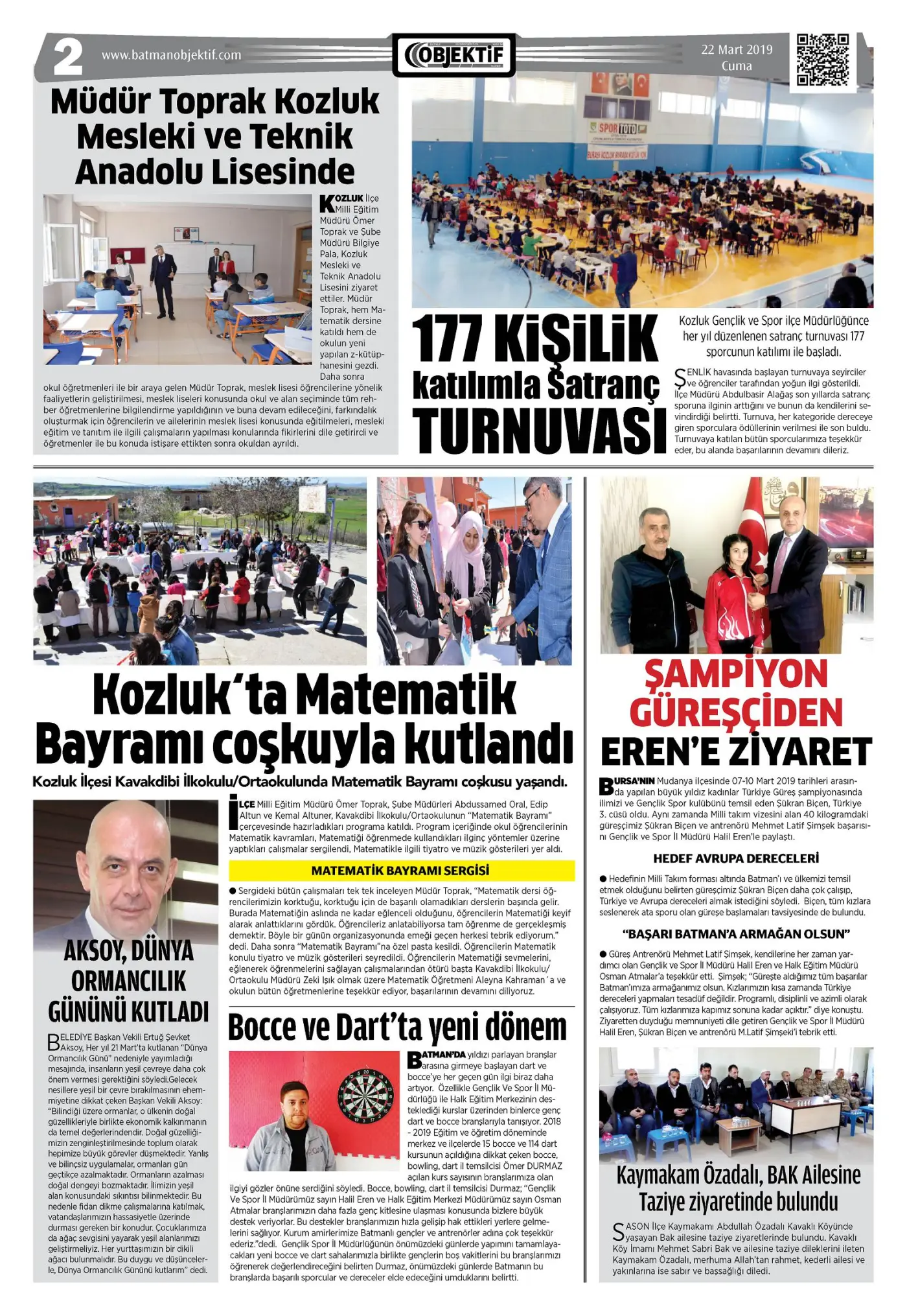 22.03.2019 tarihli sayı, 2. sayfa