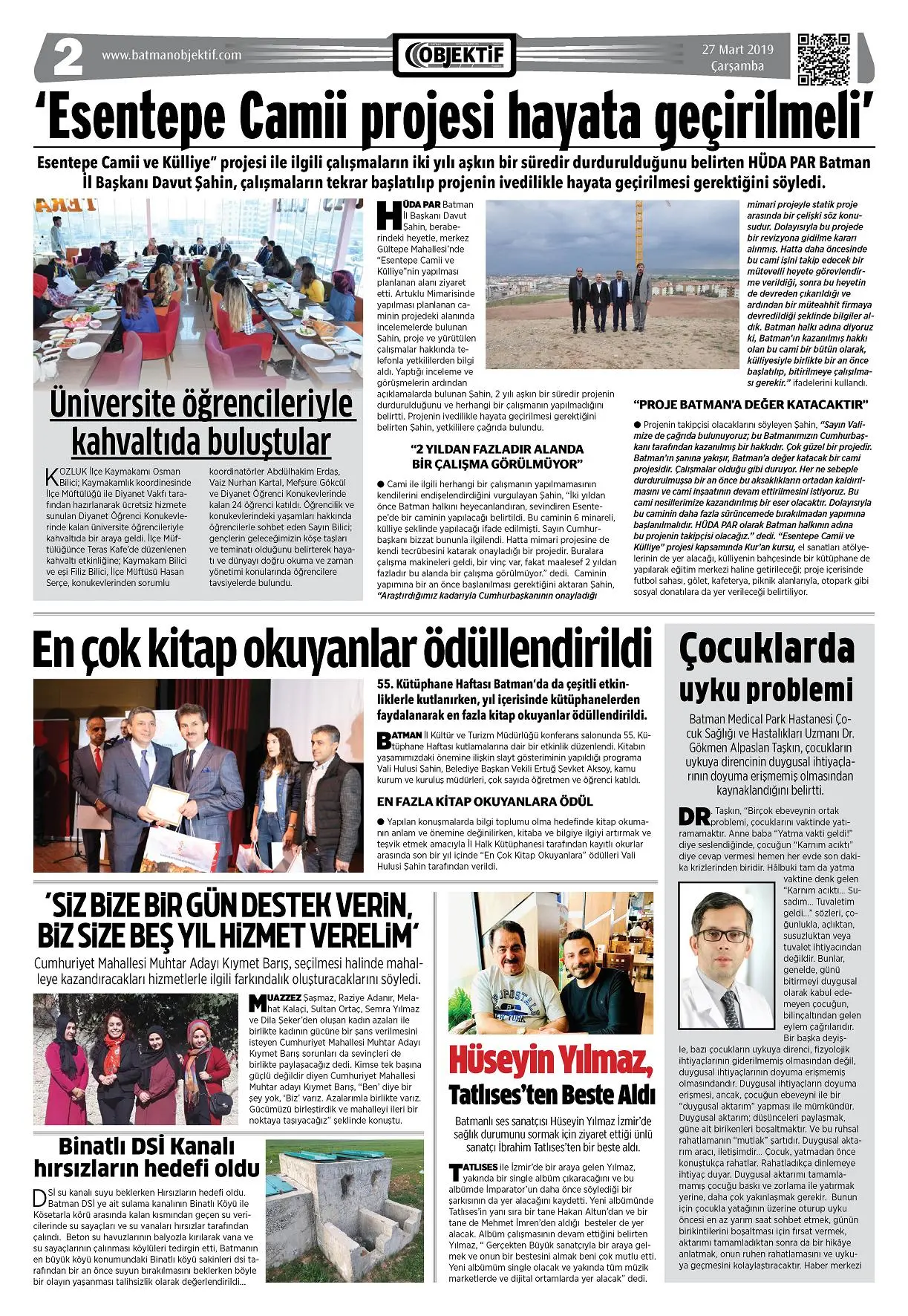 26.03.2019 tarihli sayı, 2. sayfa