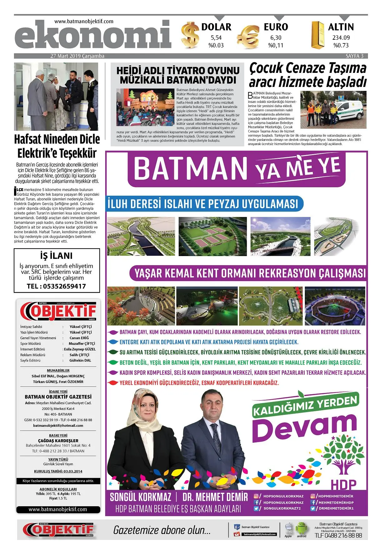 26.03.2019 tarihli sayı, 3. sayfa