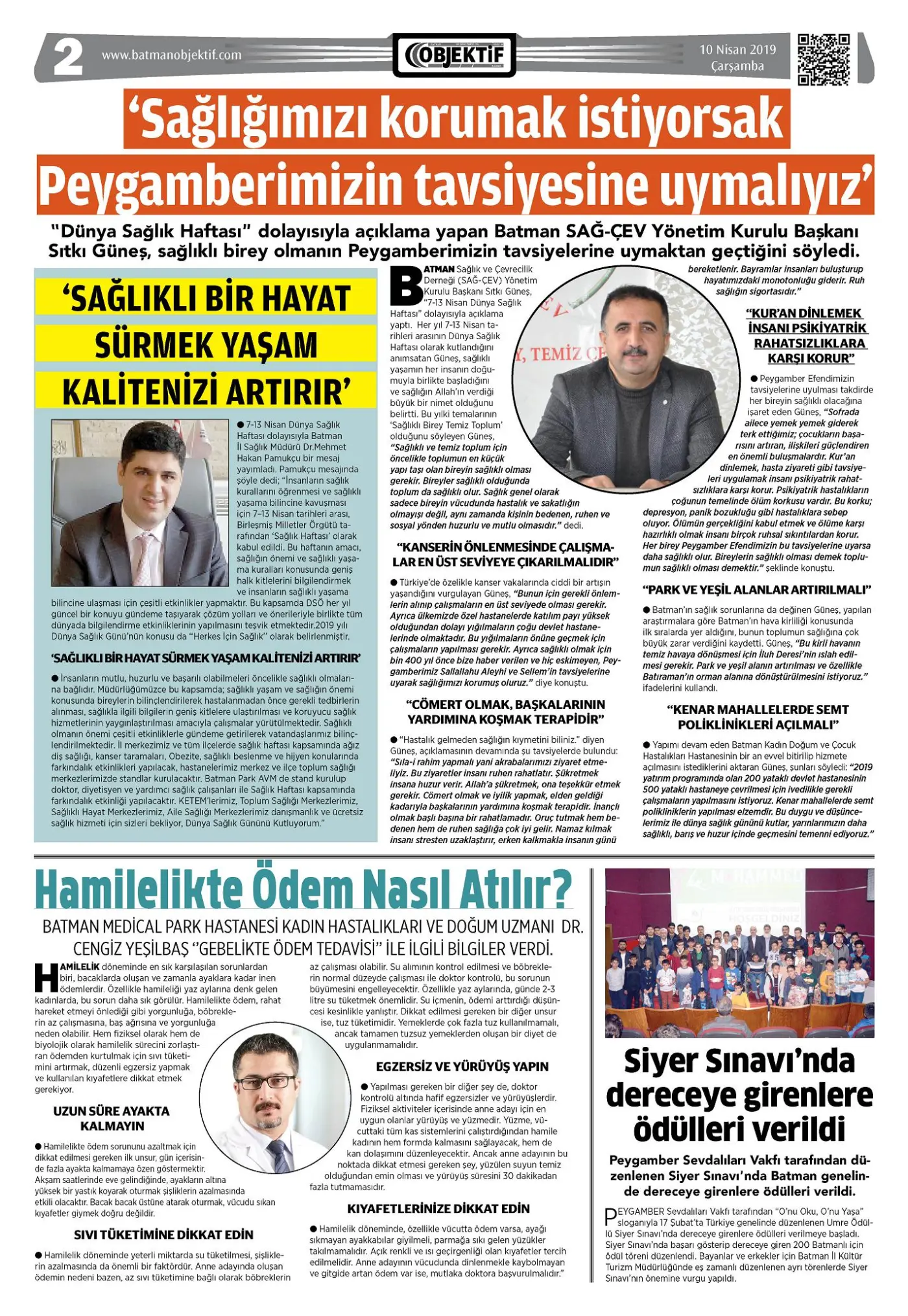 09.04.2019 tarihli sayı, 2. sayfa