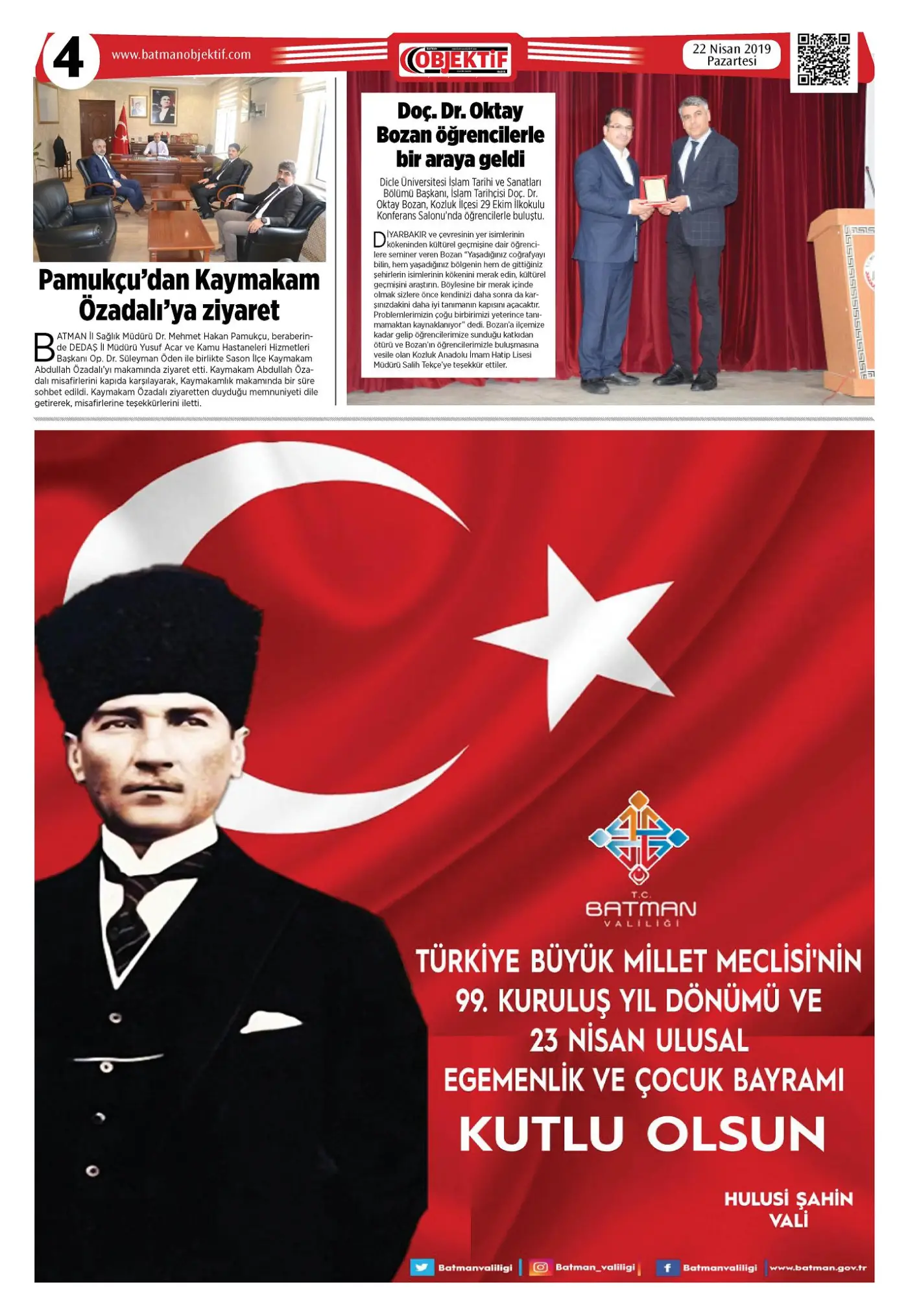 22.04.2019 tarihli sayı, 4. sayfa