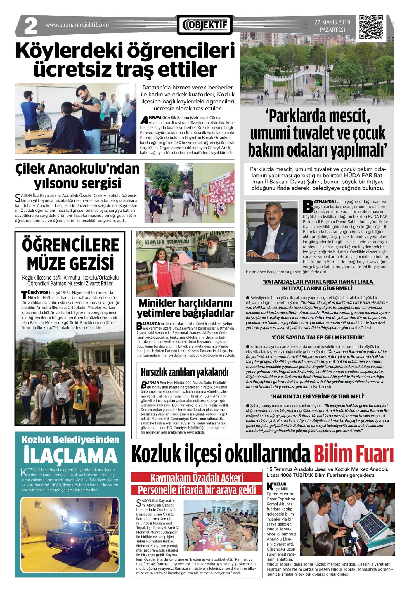 26.05.2019 tarihli sayı, 2. sayfa