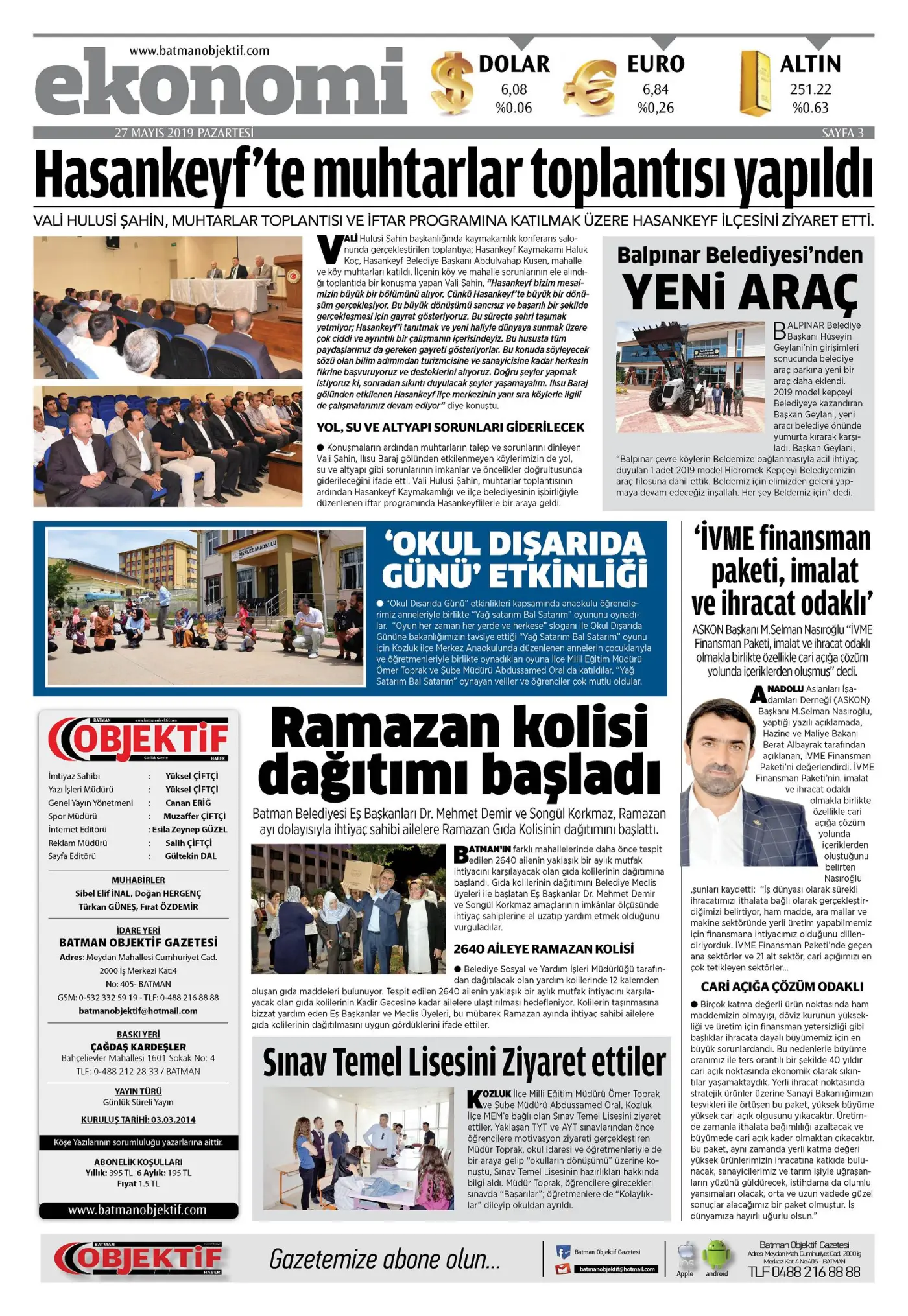 26.05.2019 tarihli sayı, 3. sayfa