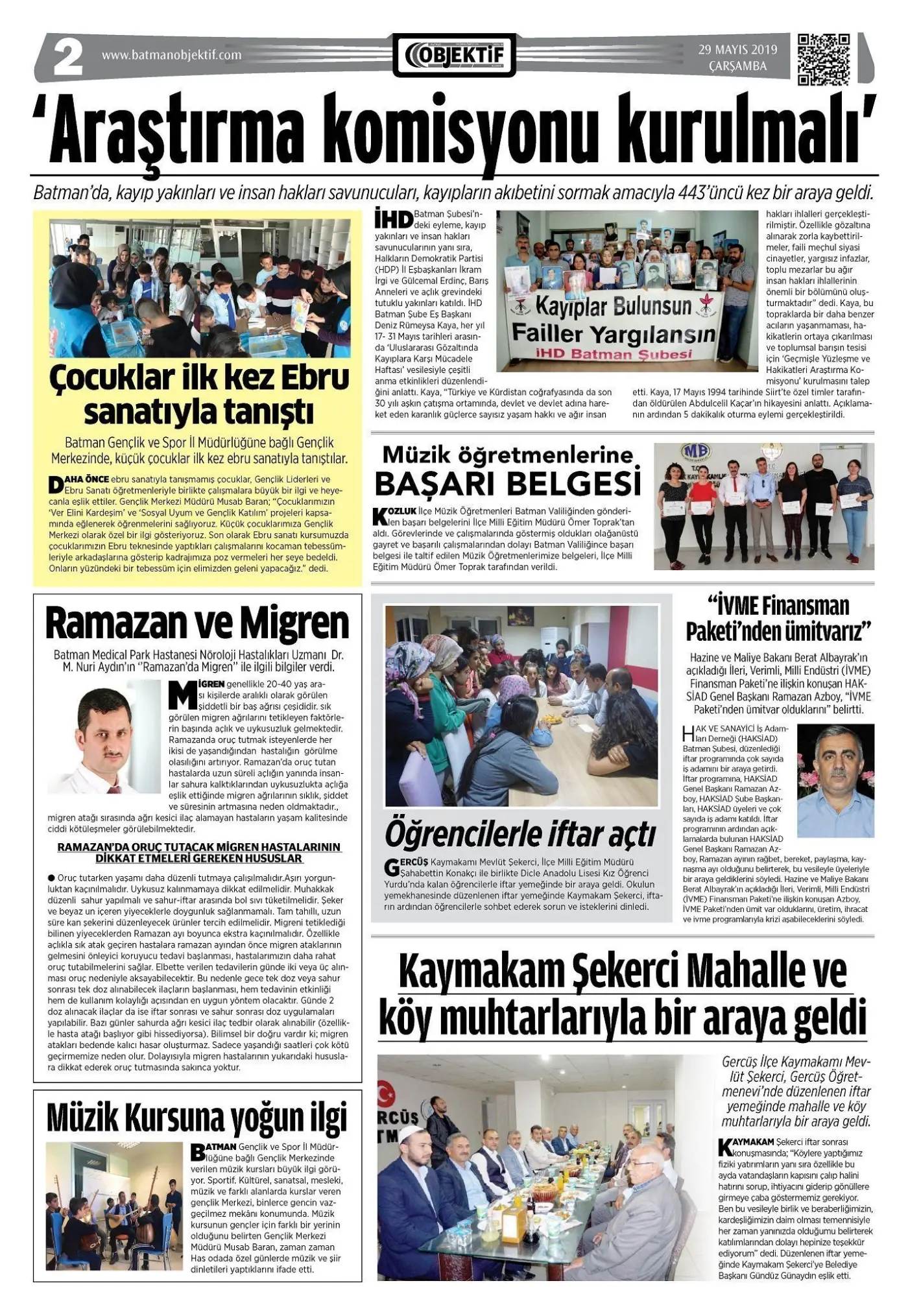 28.05.2019 tarihli sayı, 2. sayfa