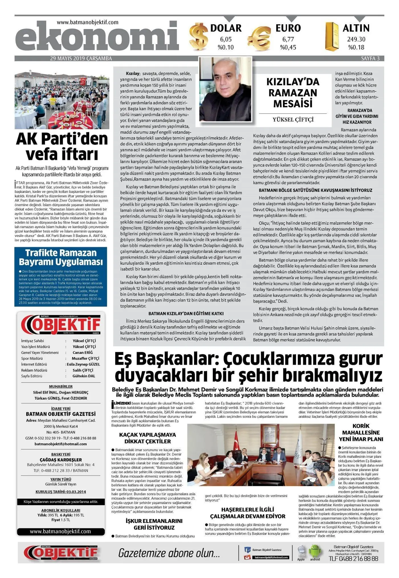 28.05.2019 tarihli sayı, 3. sayfa