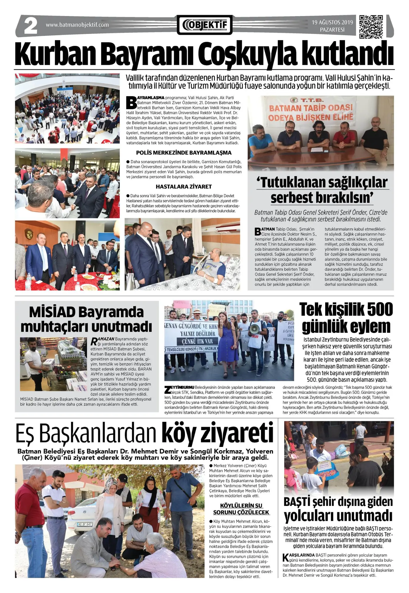 19.08.2019 tarihli sayı, 2. sayfa