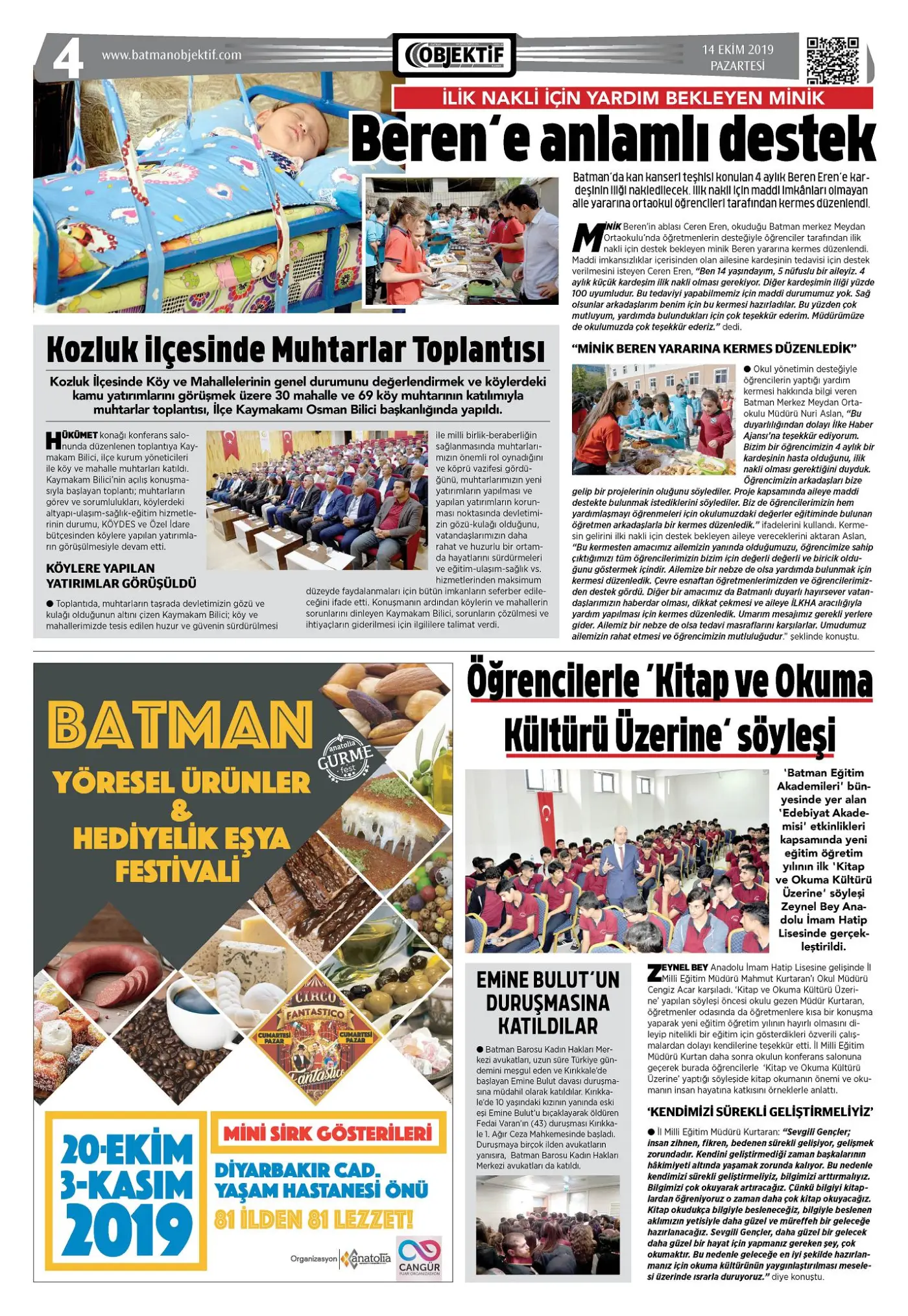 13.10.2019 tarihli sayı, 2. sayfa