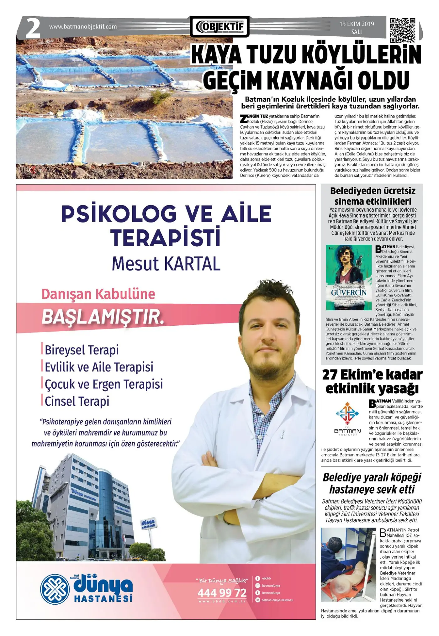 14.10.2019 tarihli sayı, 2. sayfa