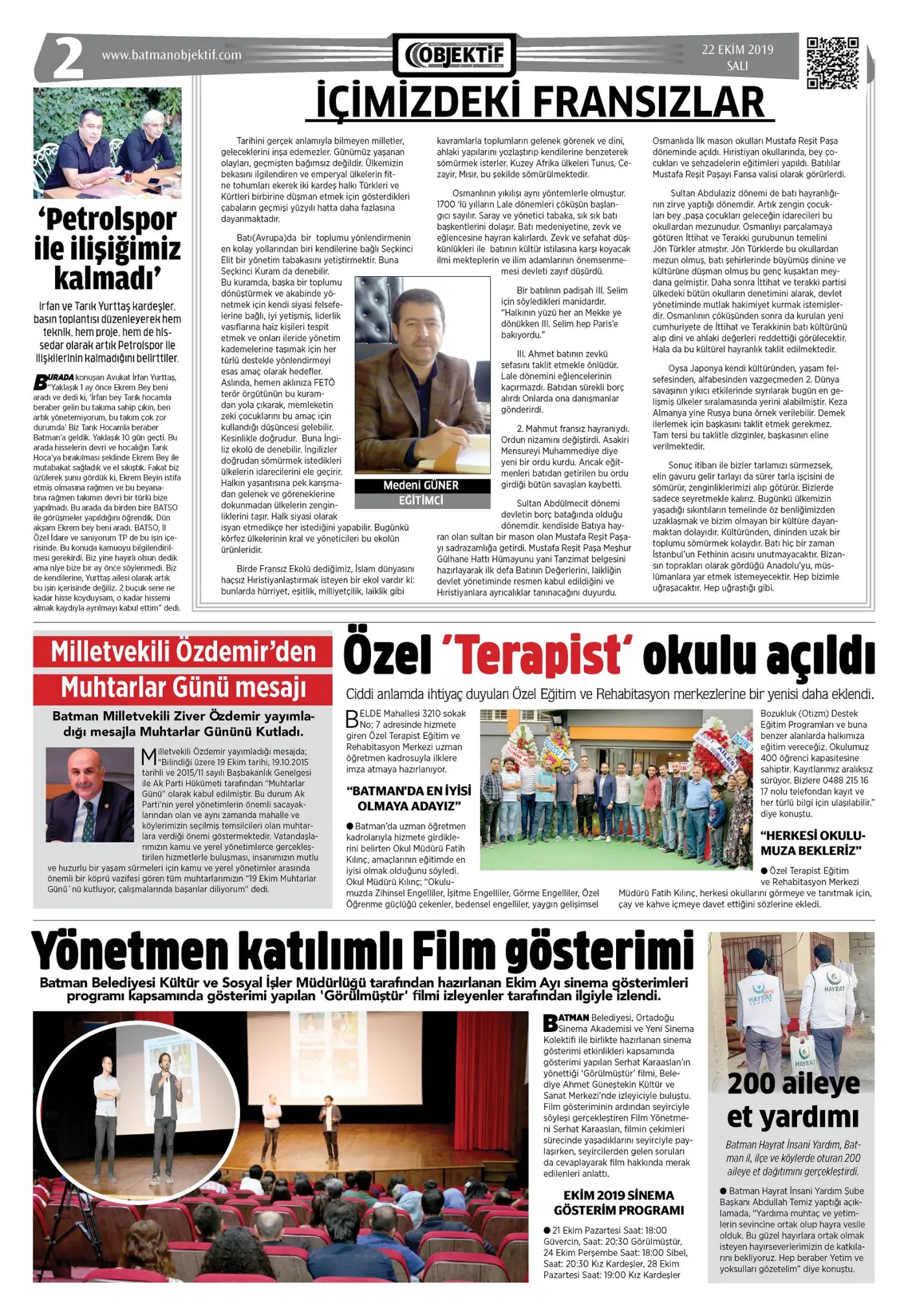 22.10.2019 tarihli sayı, 3. sayfa