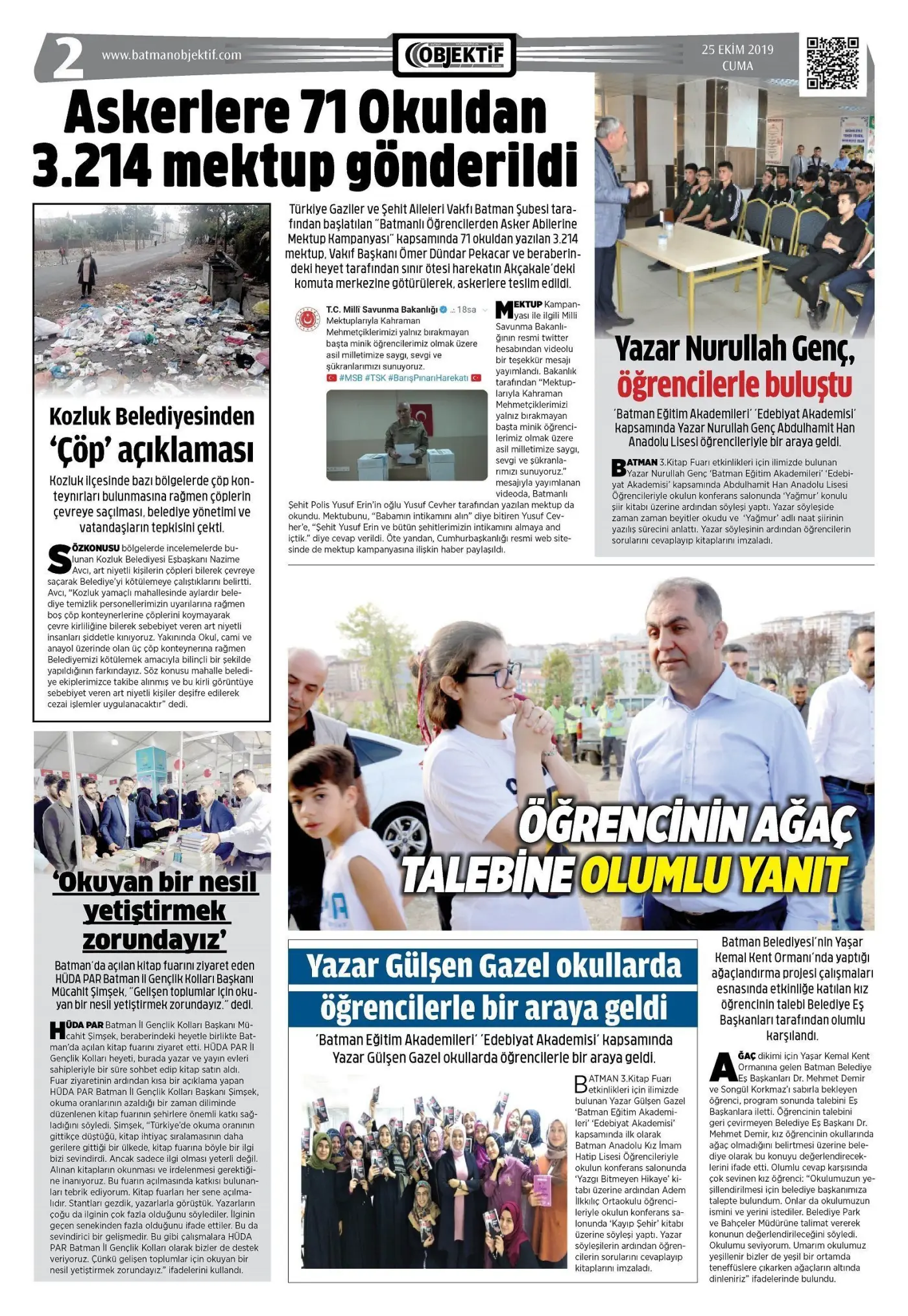 25.10.2019 tarihli sayı, 2. sayfa