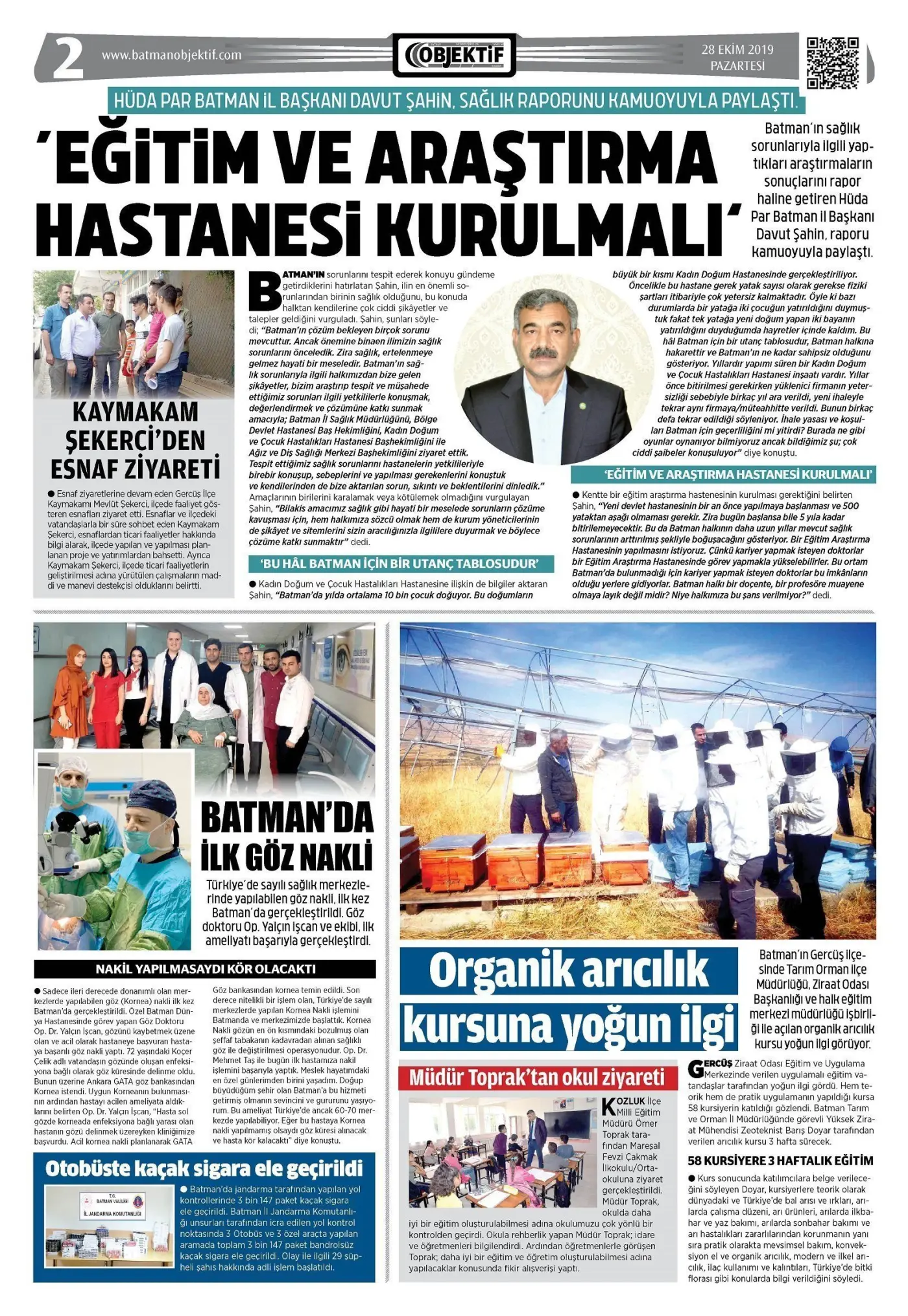 27.10.2019 tarihli sayı, 2. sayfa