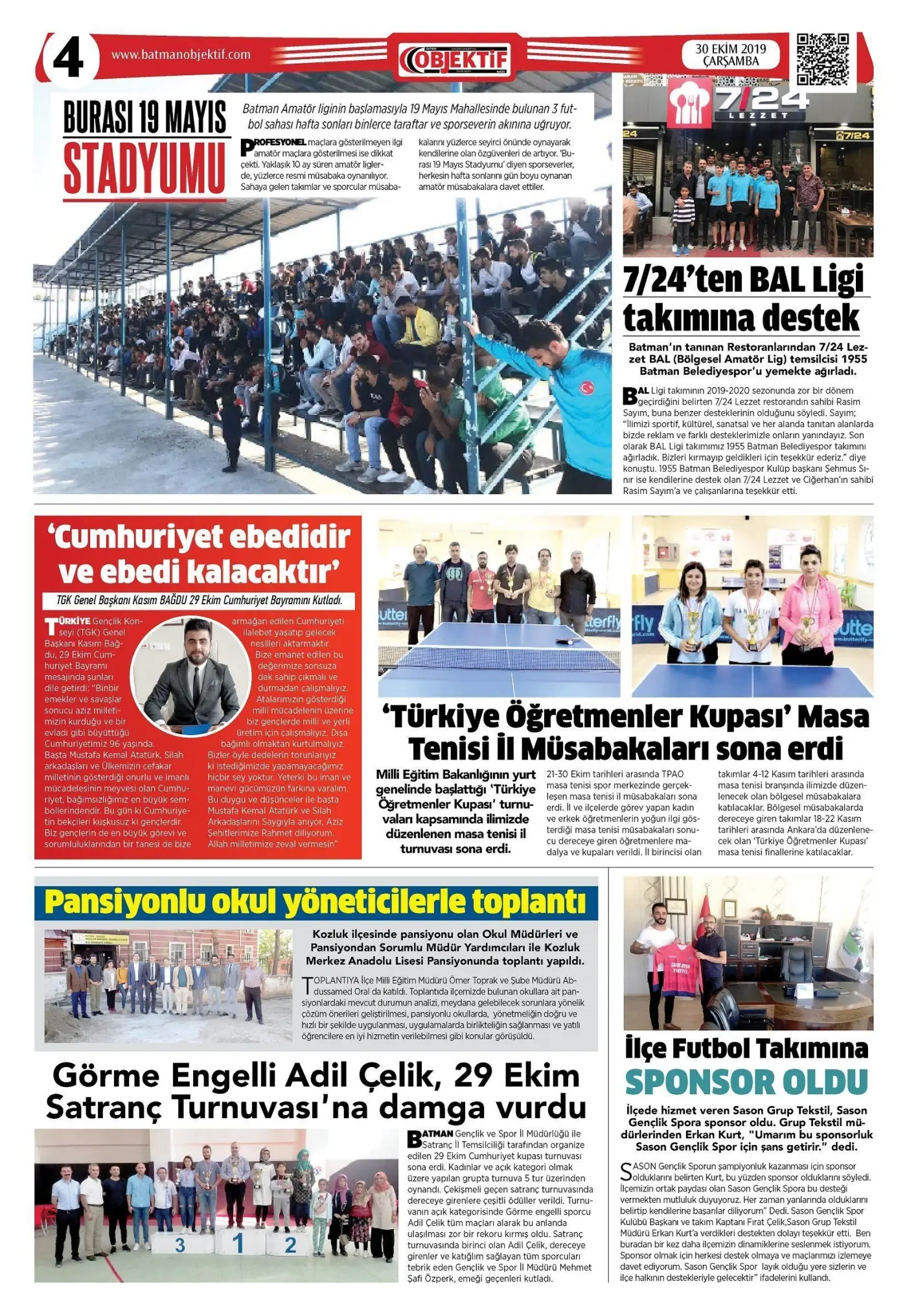 29.10.2019 tarihli sayı, 4. sayfa