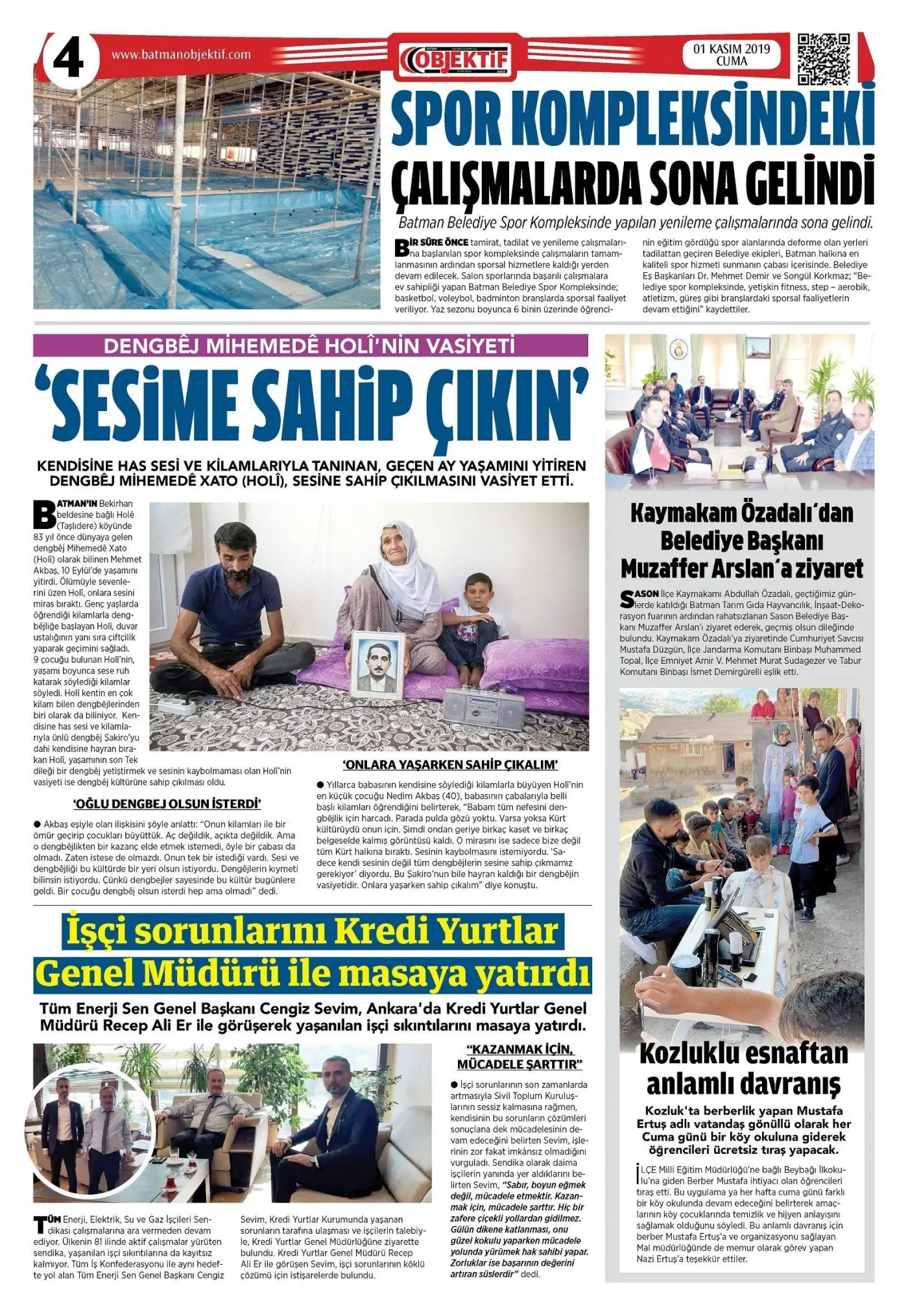 01.11.2019 tarihli sayı, 4. sayfa