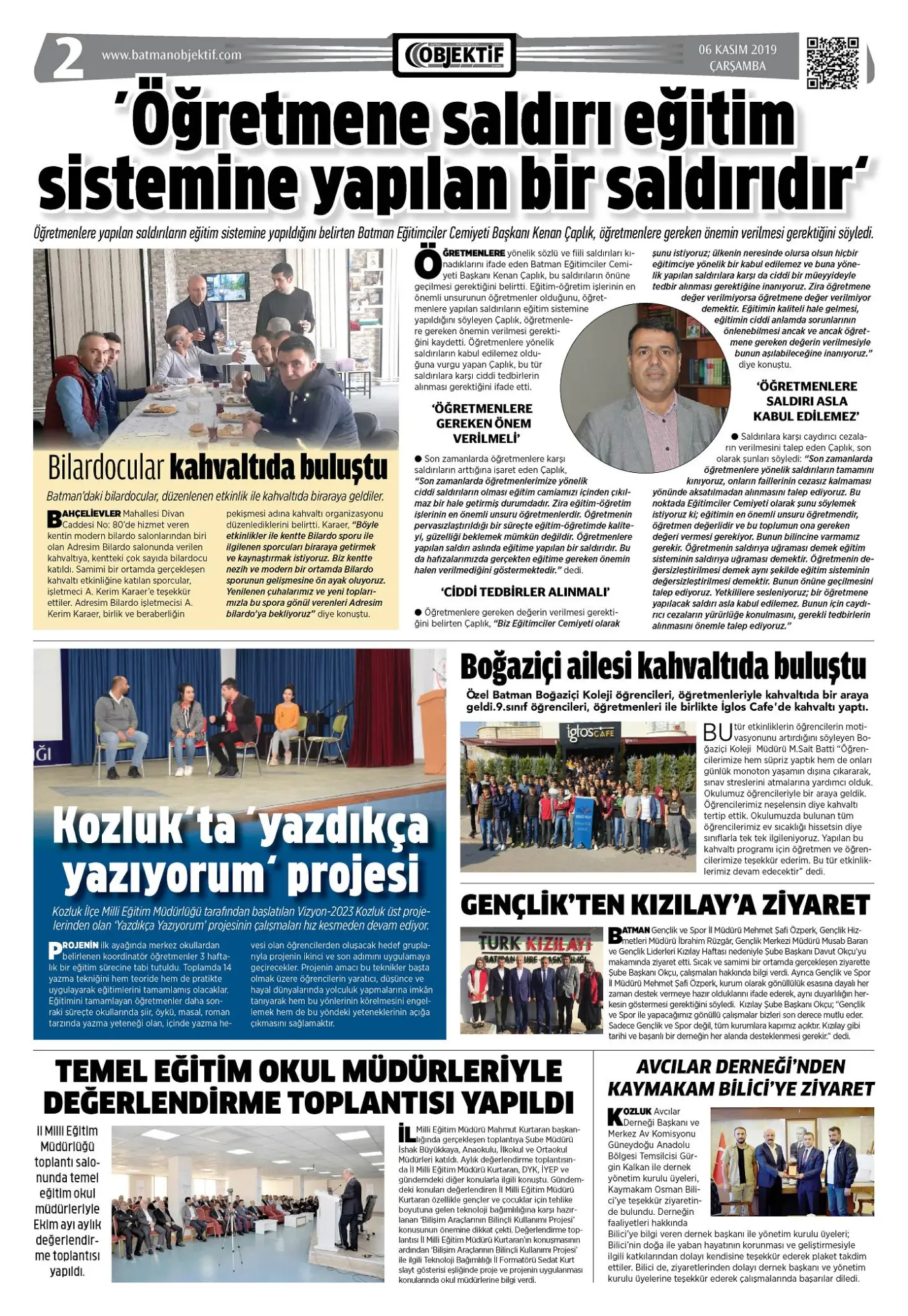 06.11.2019 tarihli sayı, 2. sayfa