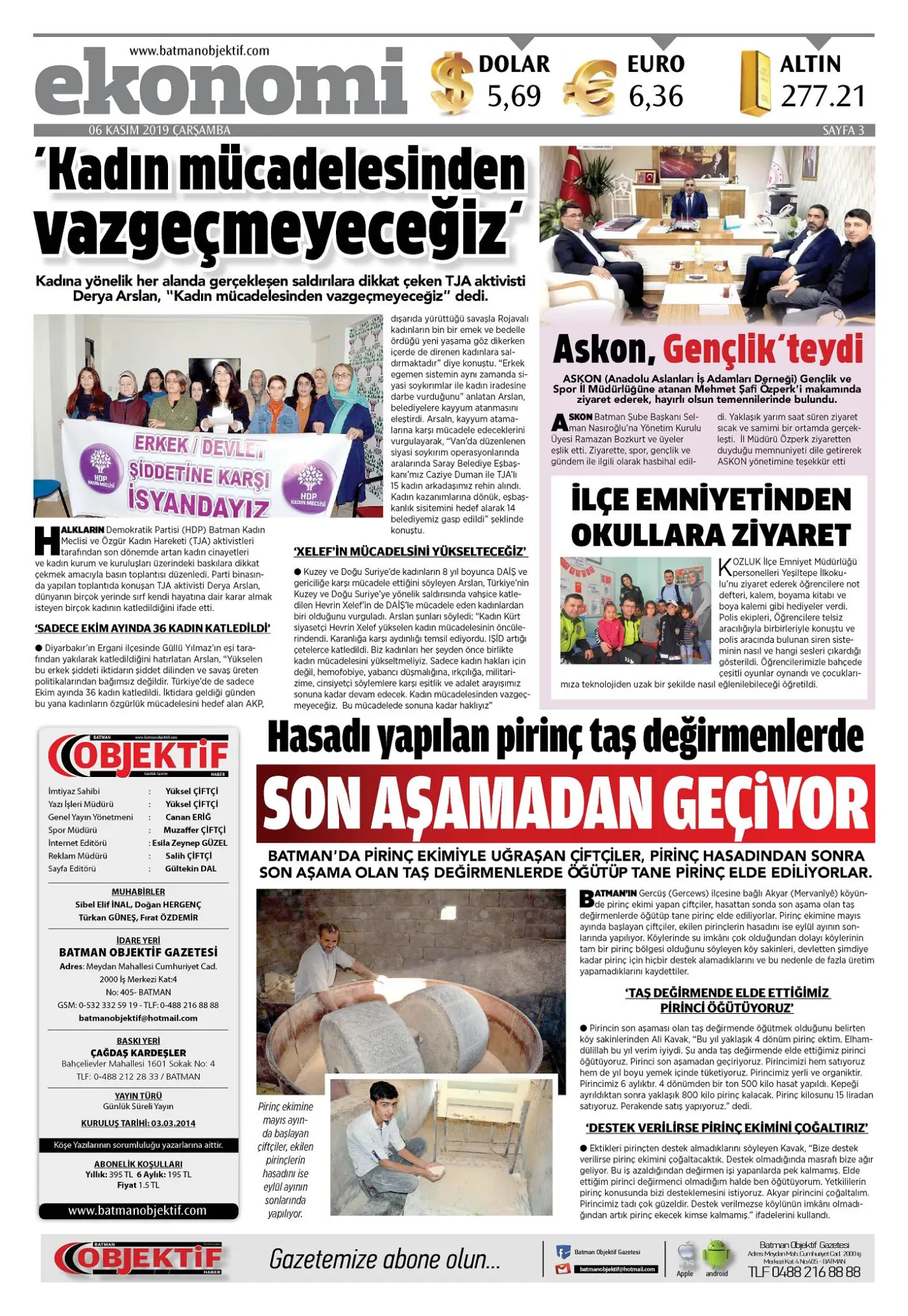 06.11.2019 tarihli sayı, 3. sayfa
