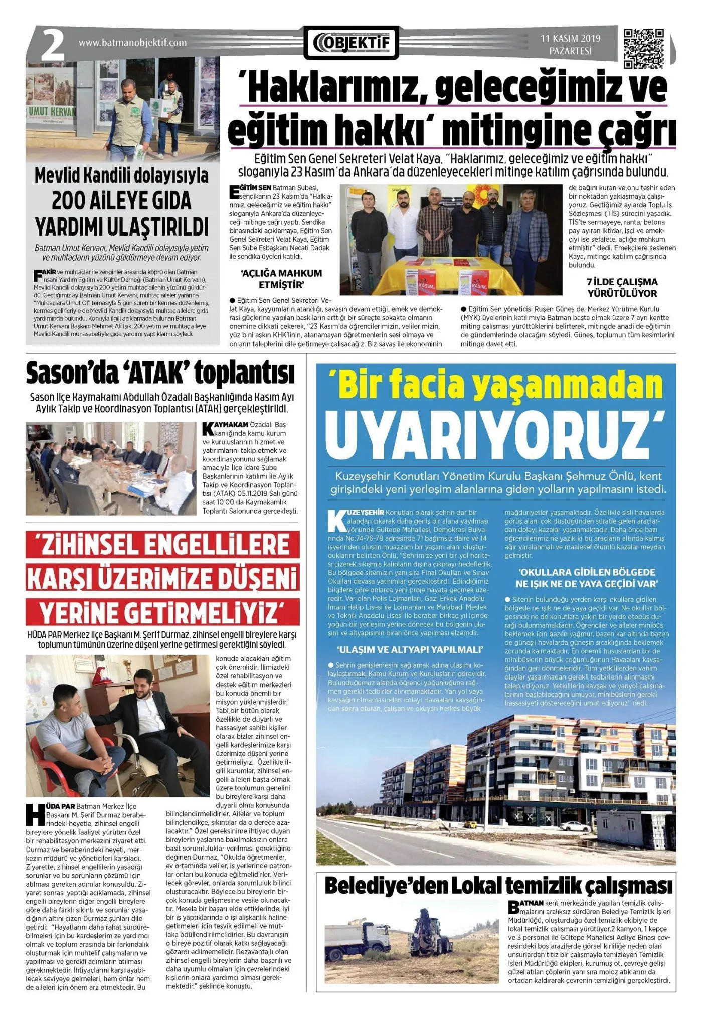 11.11.2019 tarihli sayı, 2. sayfa