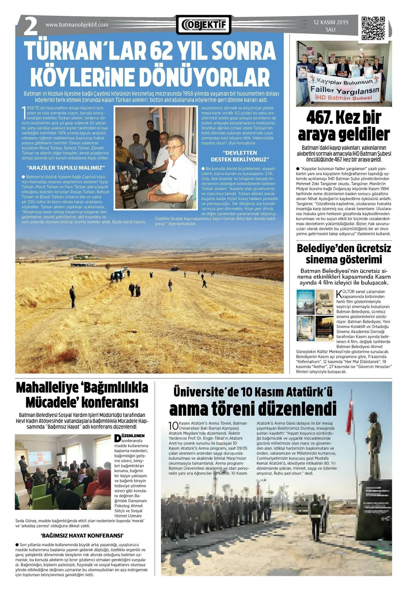 12.11.2019 tarihli sayı, 2. sayfa