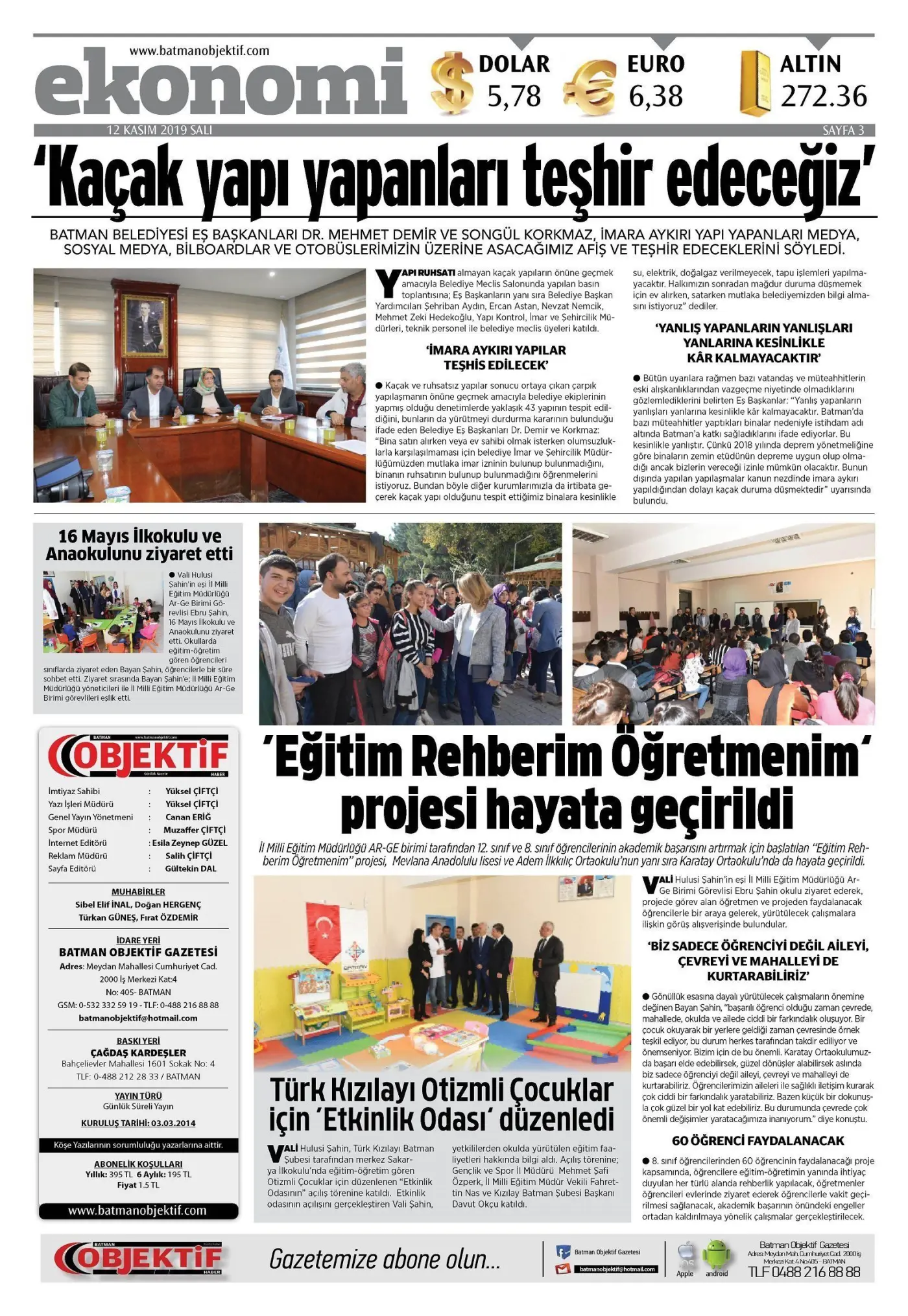 12.11.2019 tarihli sayı, 3. sayfa