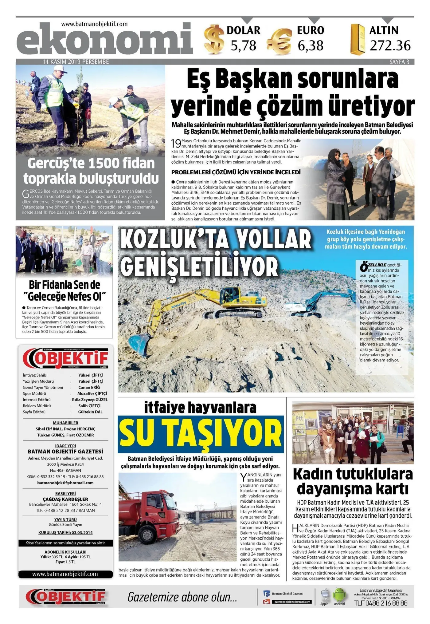 14.11.2019 tarihli sayı, 3. sayfa