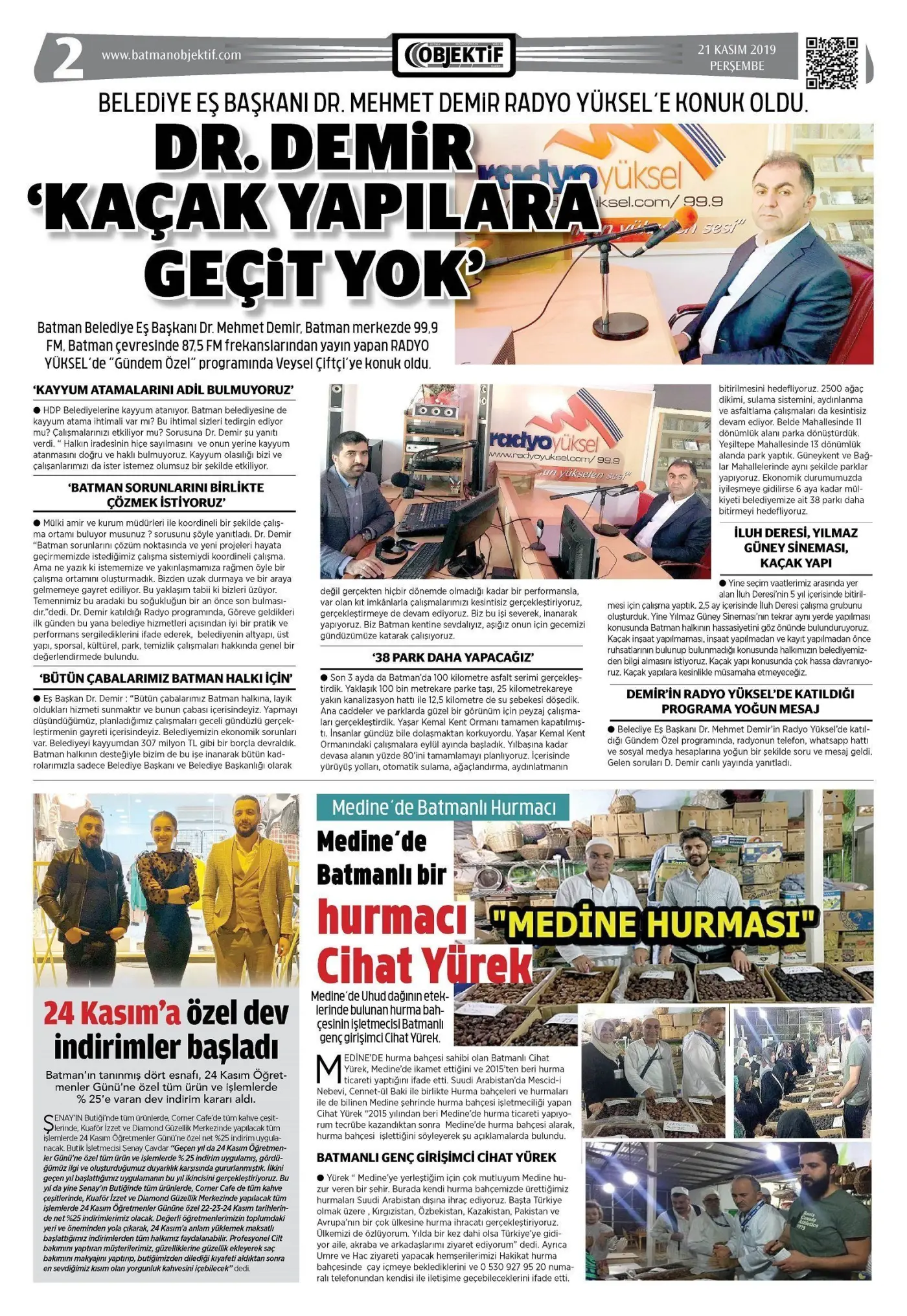 21.11.2019 tarihli sayı, 2. sayfa