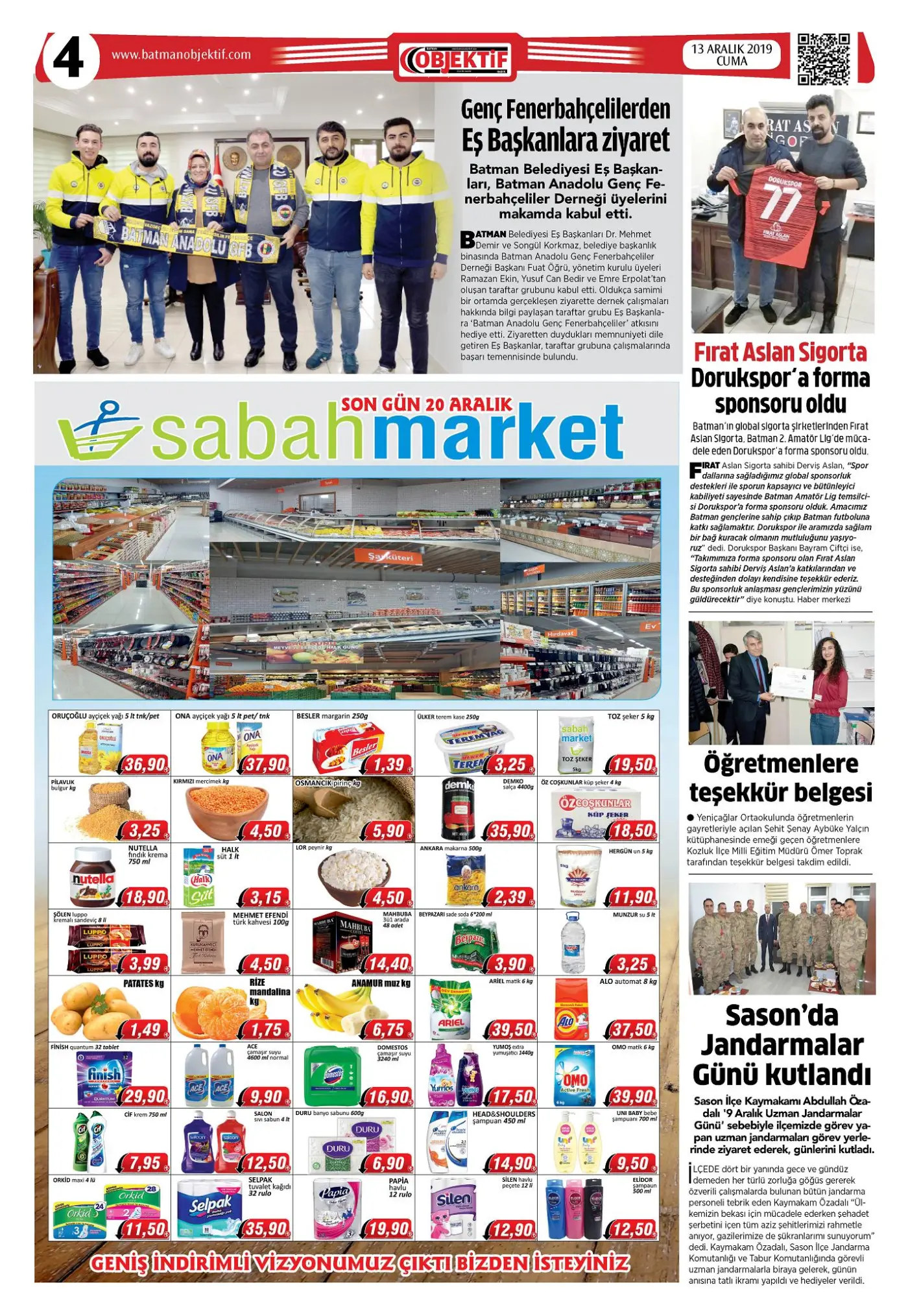 12.12.2019 tarihli sayı, 4. sayfa