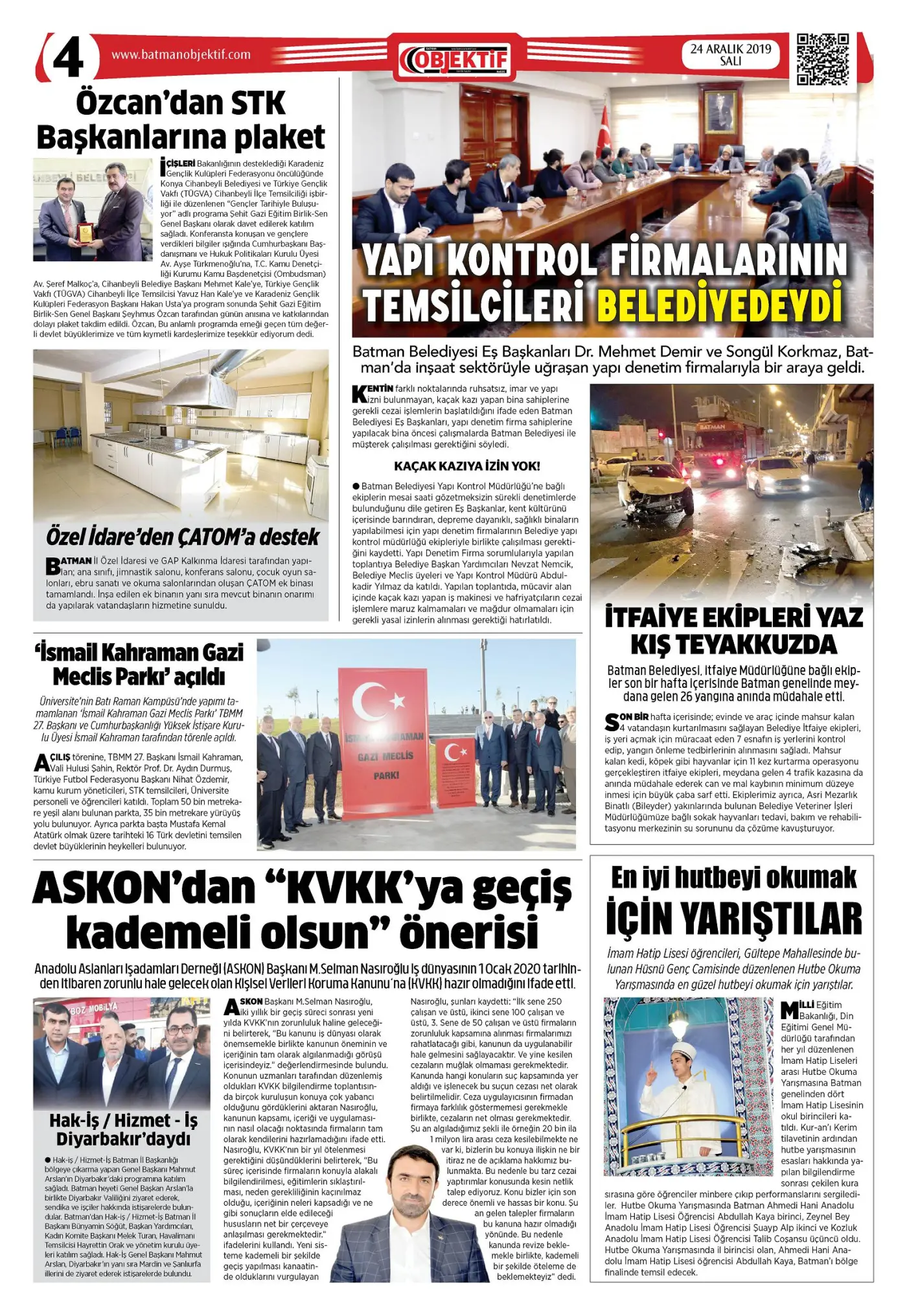 23.12.2019 tarihli sayı, 4. sayfa