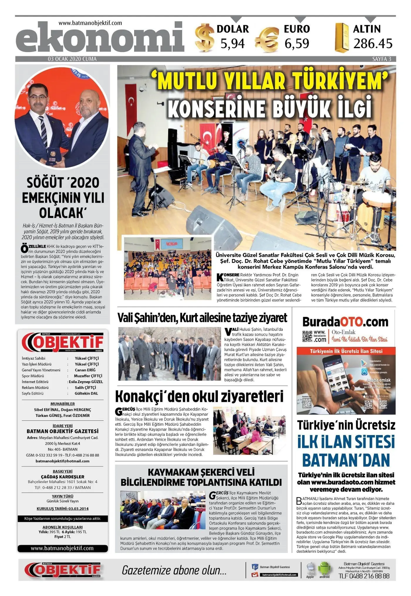02.01.2020 tarihli sayı, 3. sayfa