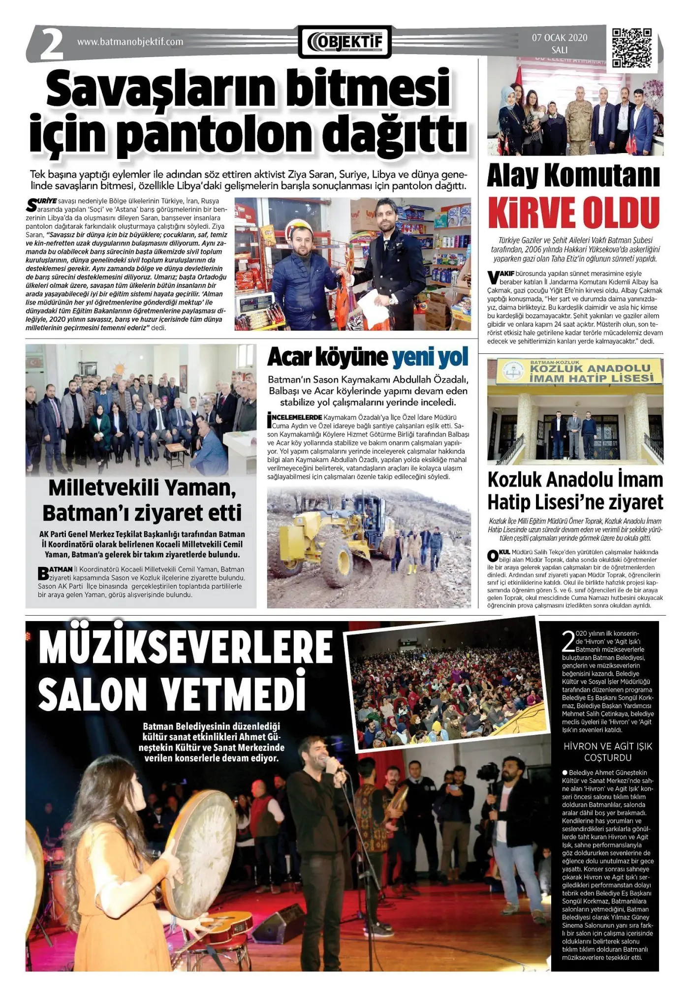 06.01.2020 tarihli sayı, 2. sayfa